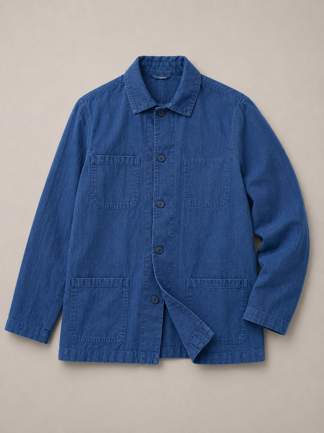Sobrecamisa de Lino - Marino