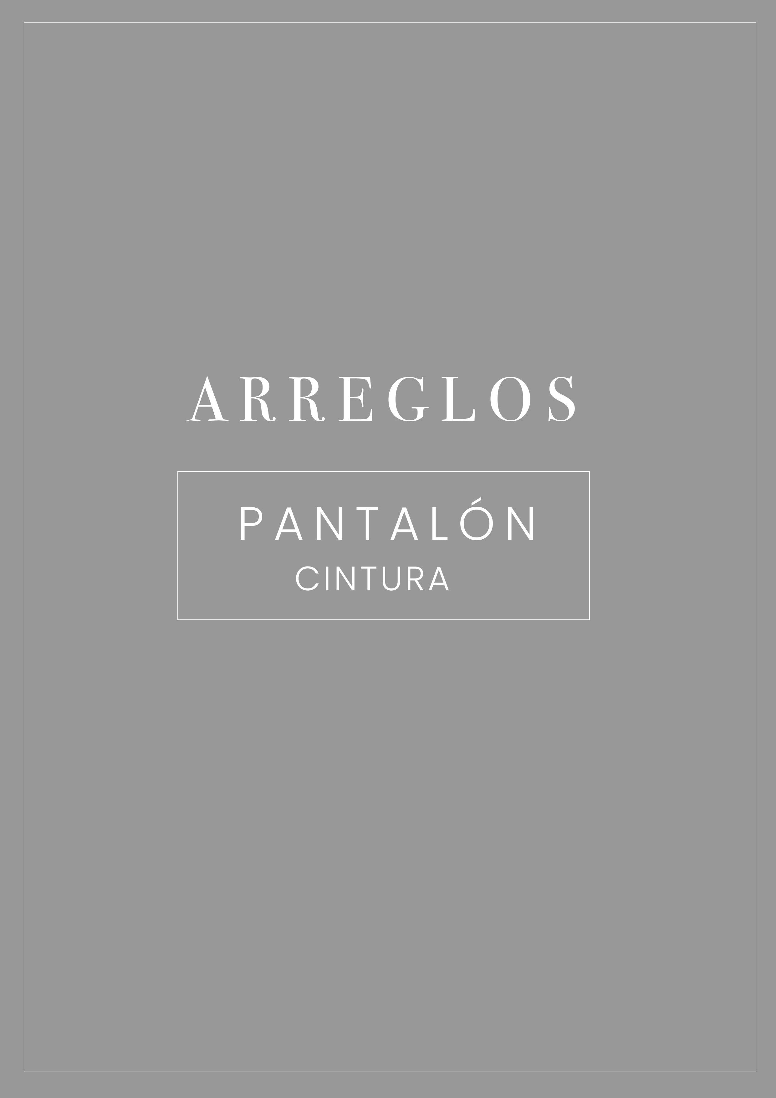 Arreglo Pantalón - Cintura