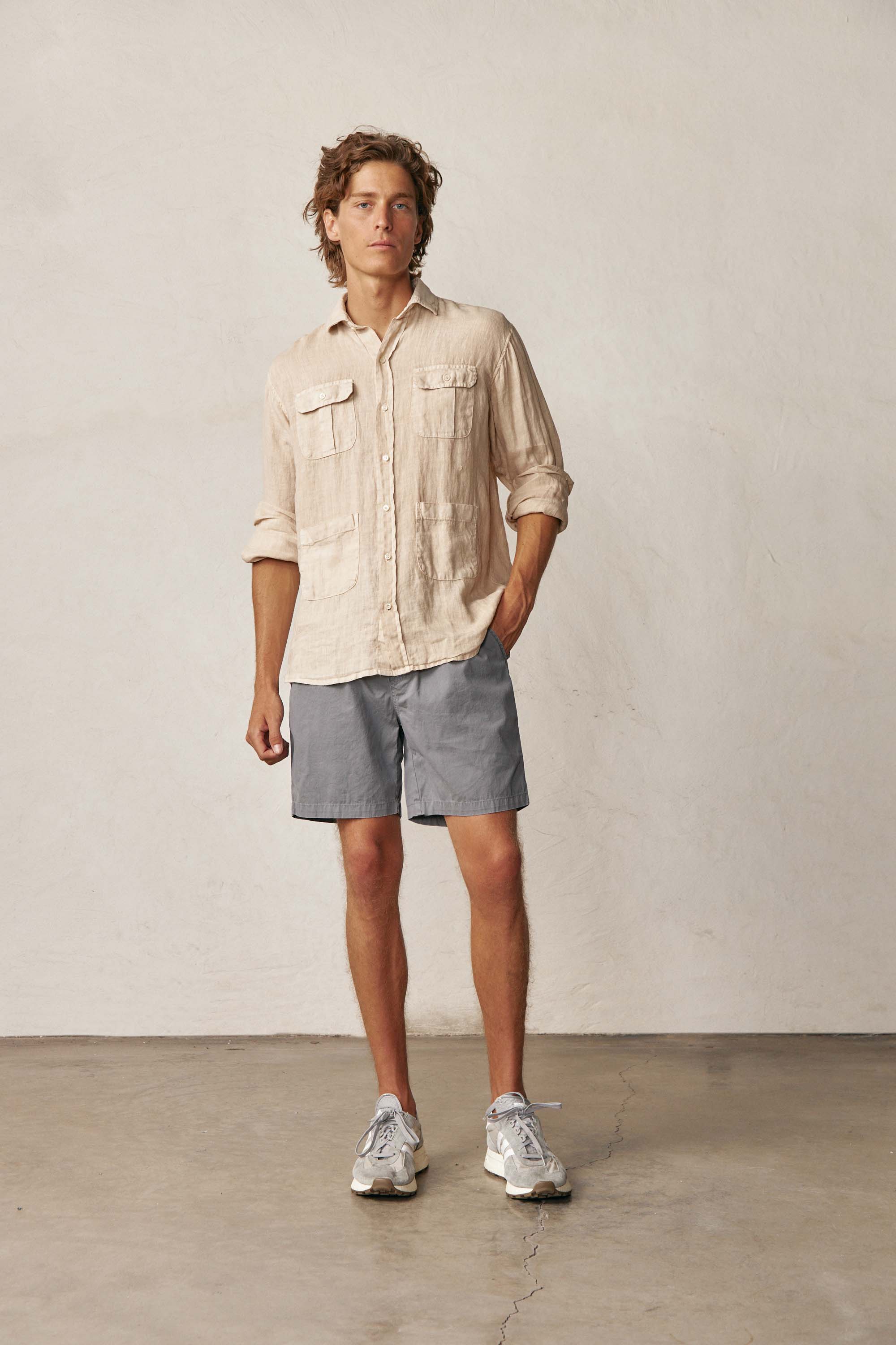 Bermudas de Popelín - Gris - Fernando de Cárcer