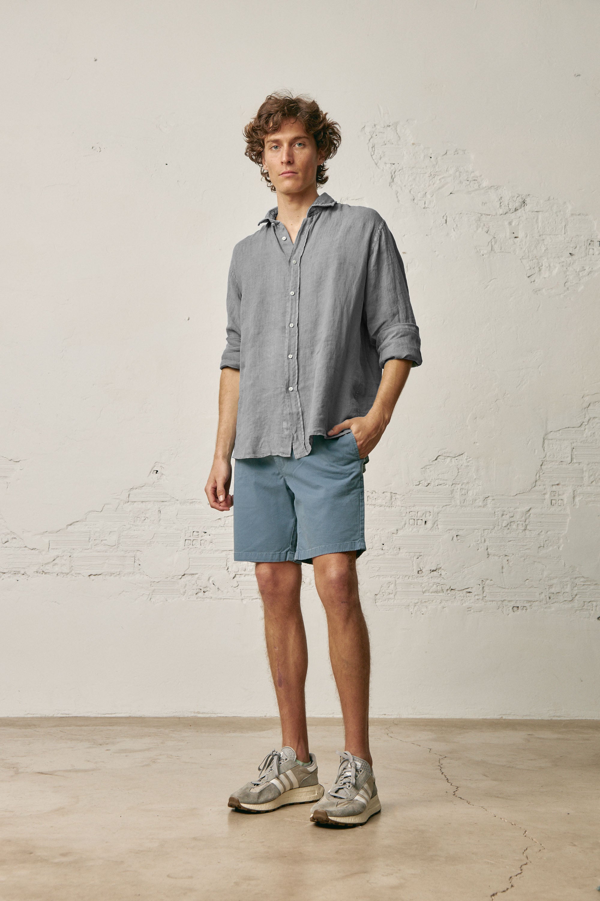 Camisa de Lino - Gris - Fernando de Cárcer