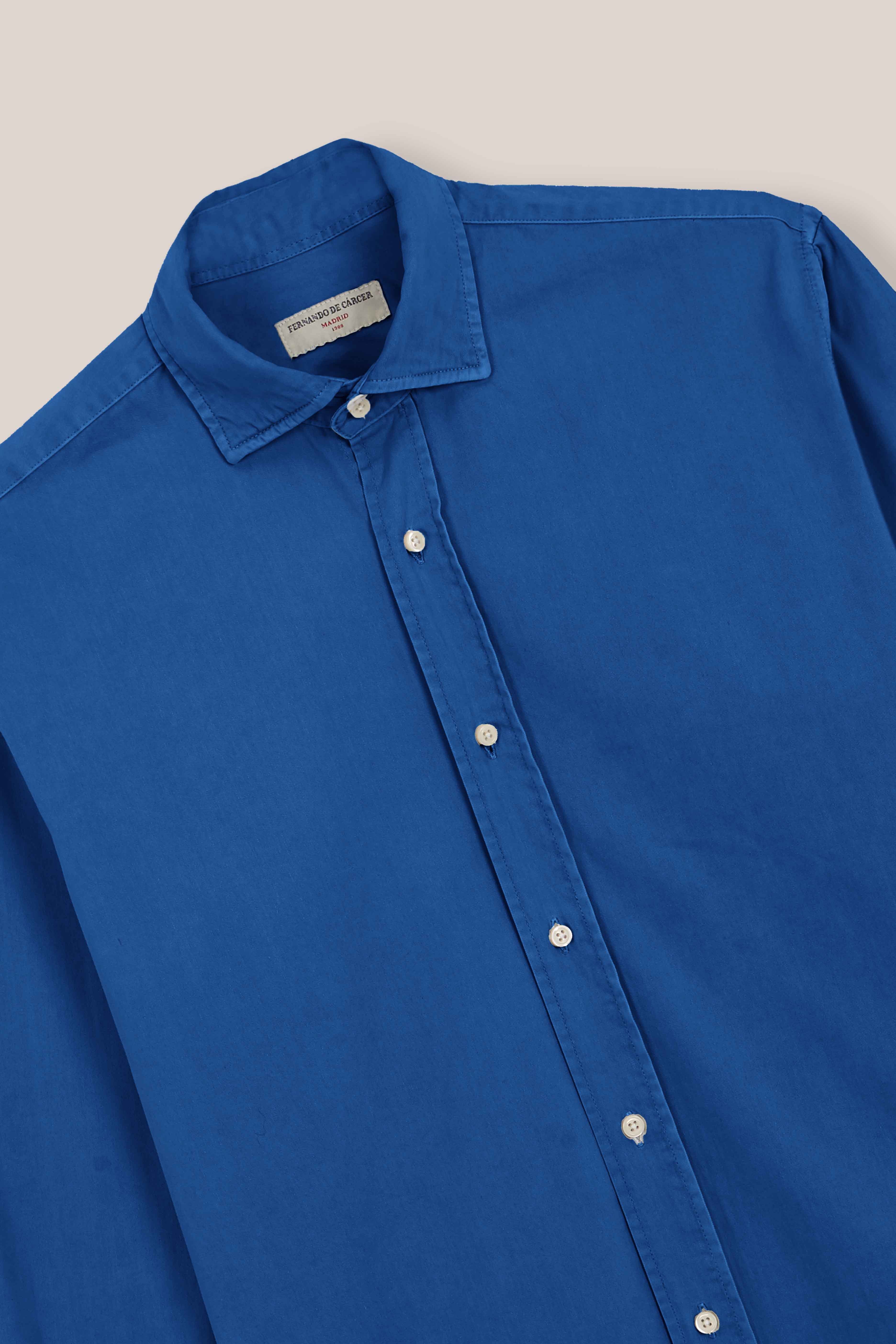 Camisa de Popelín - Azul Marino
