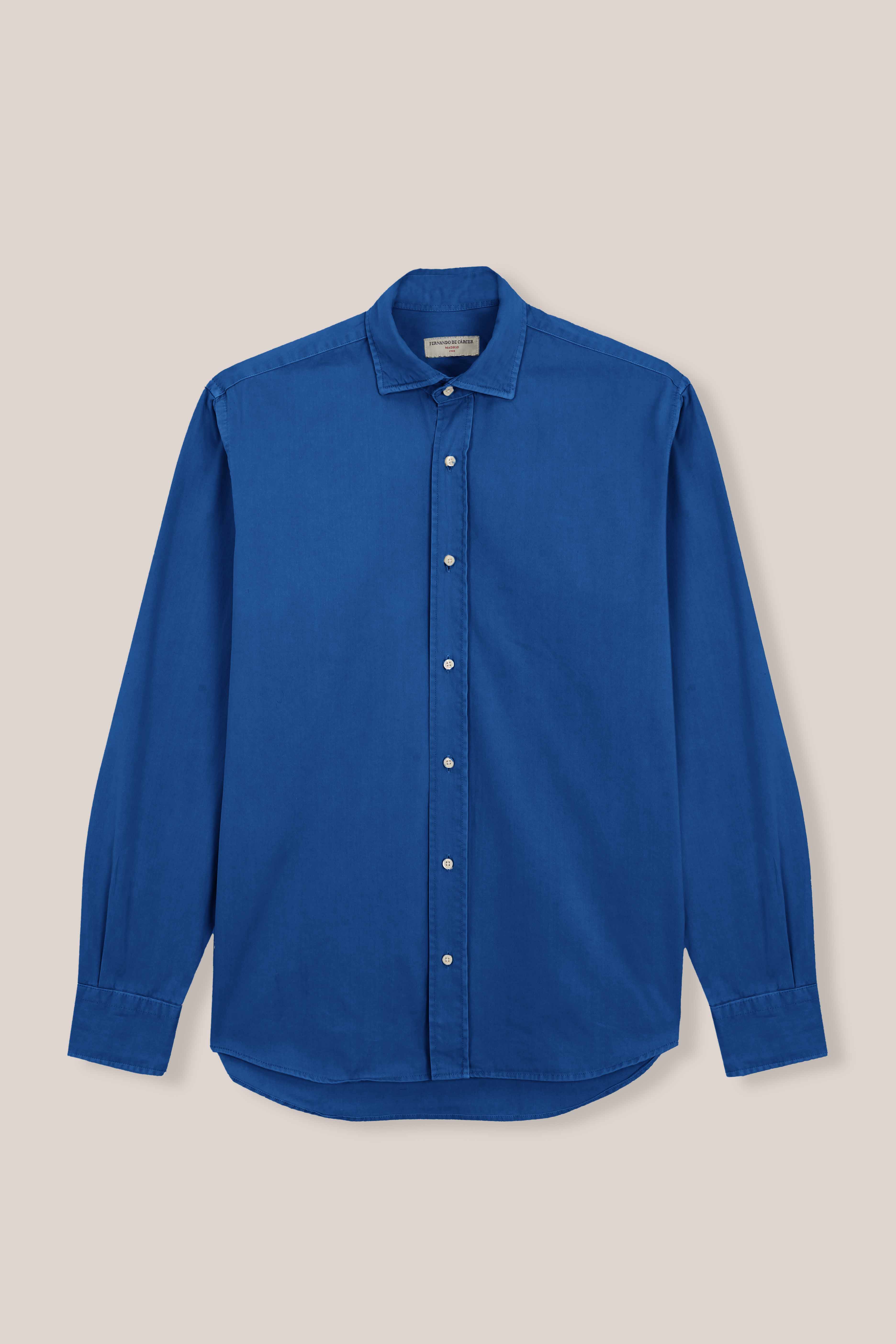 Camisa de Popelín - Azul Marino