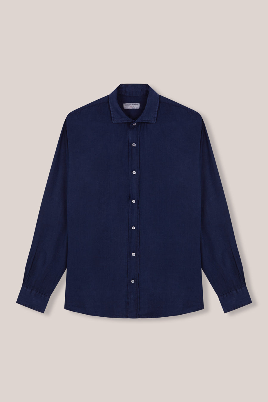 Camisa de Lino - Azul Marino - Fernando de Cárcer