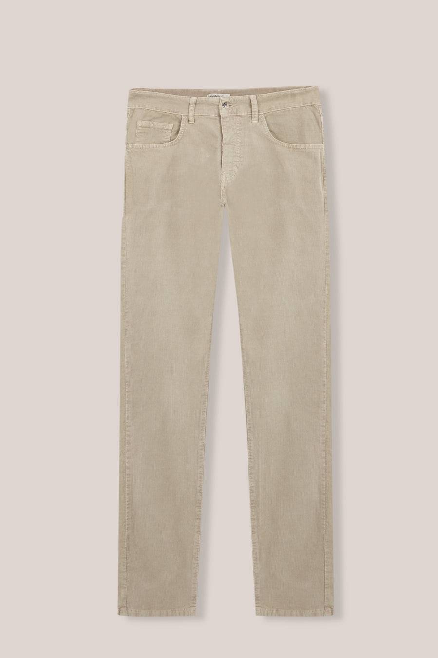 Pantalón Cinco Bolsillos Micropana - Beige Tostado - Fernando de Cárcer