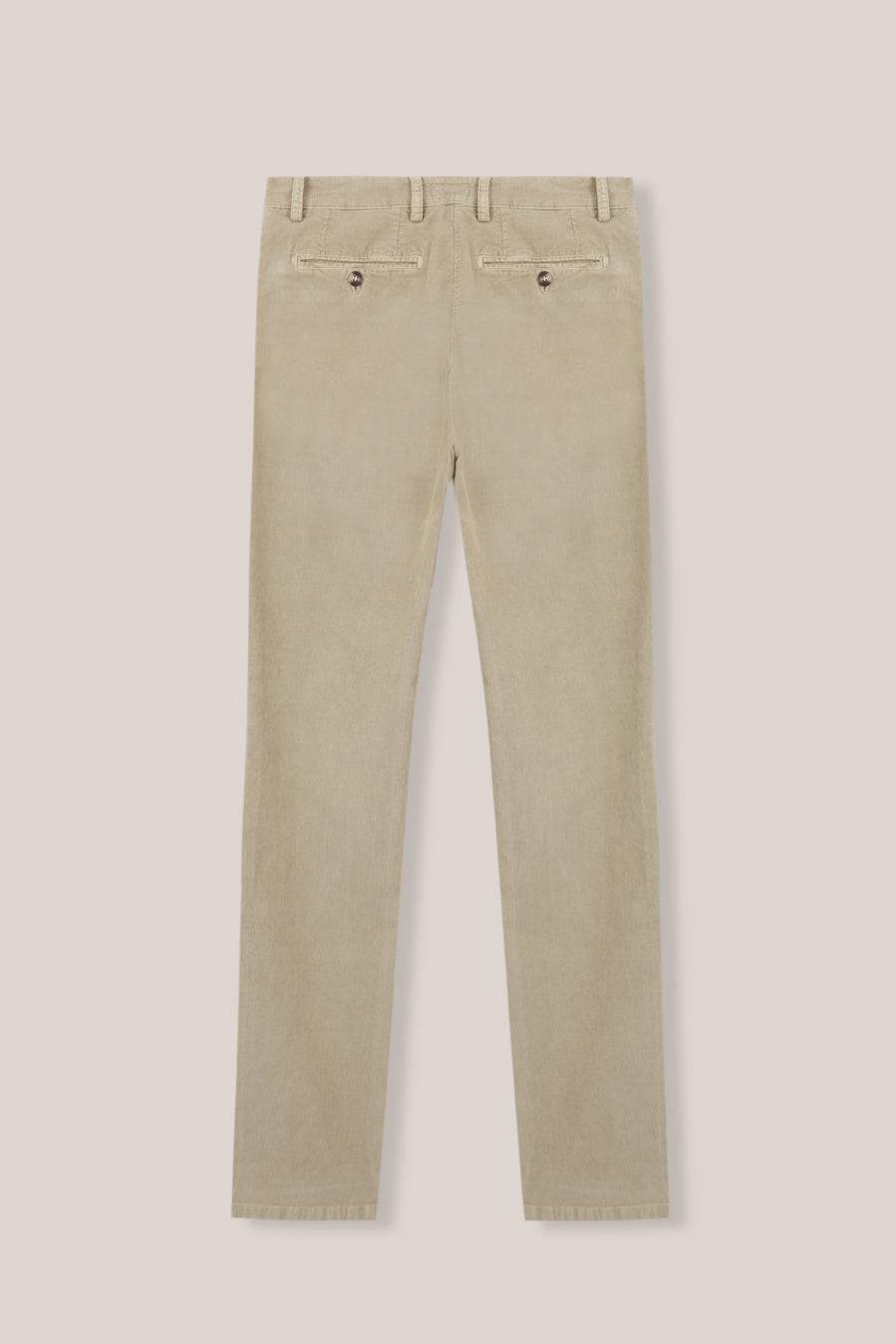 Pantalón Chino Micropana - Beige Tostado - Fernando de Cárcer