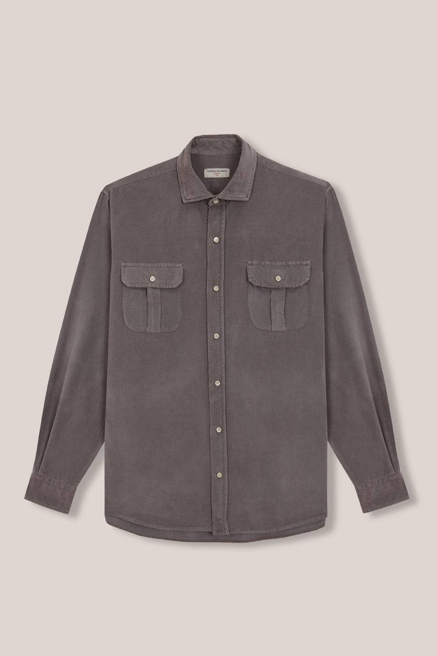 Camisa Micropana 2 Bolsillos - Gris Plomo - Fernando de Cárcer