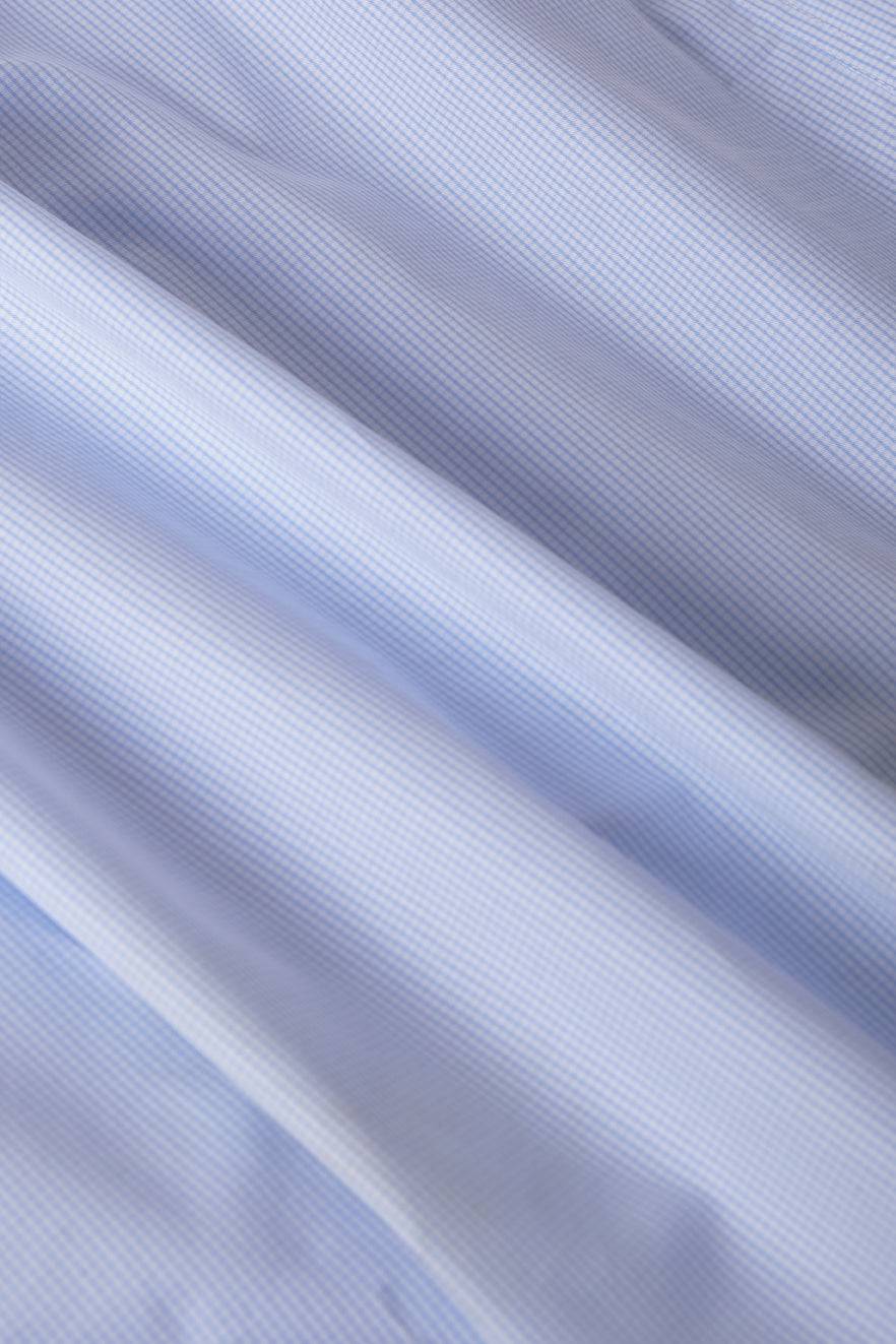 Camisa de Algodón - Microcuadros Azules - Fernando de Cárcer