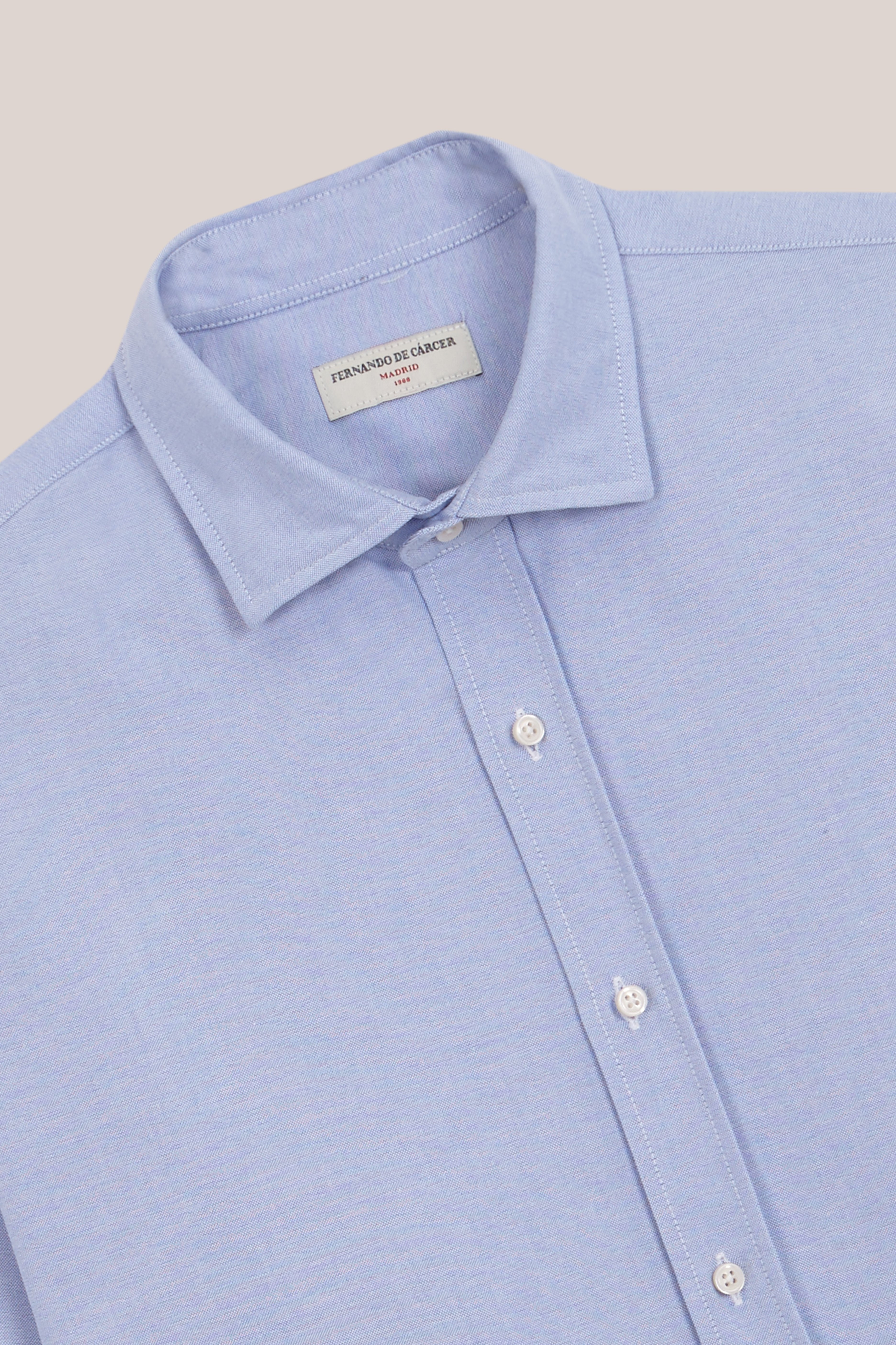 Camisa de Algodón - Oxford Azul - Fernando de Cárcer