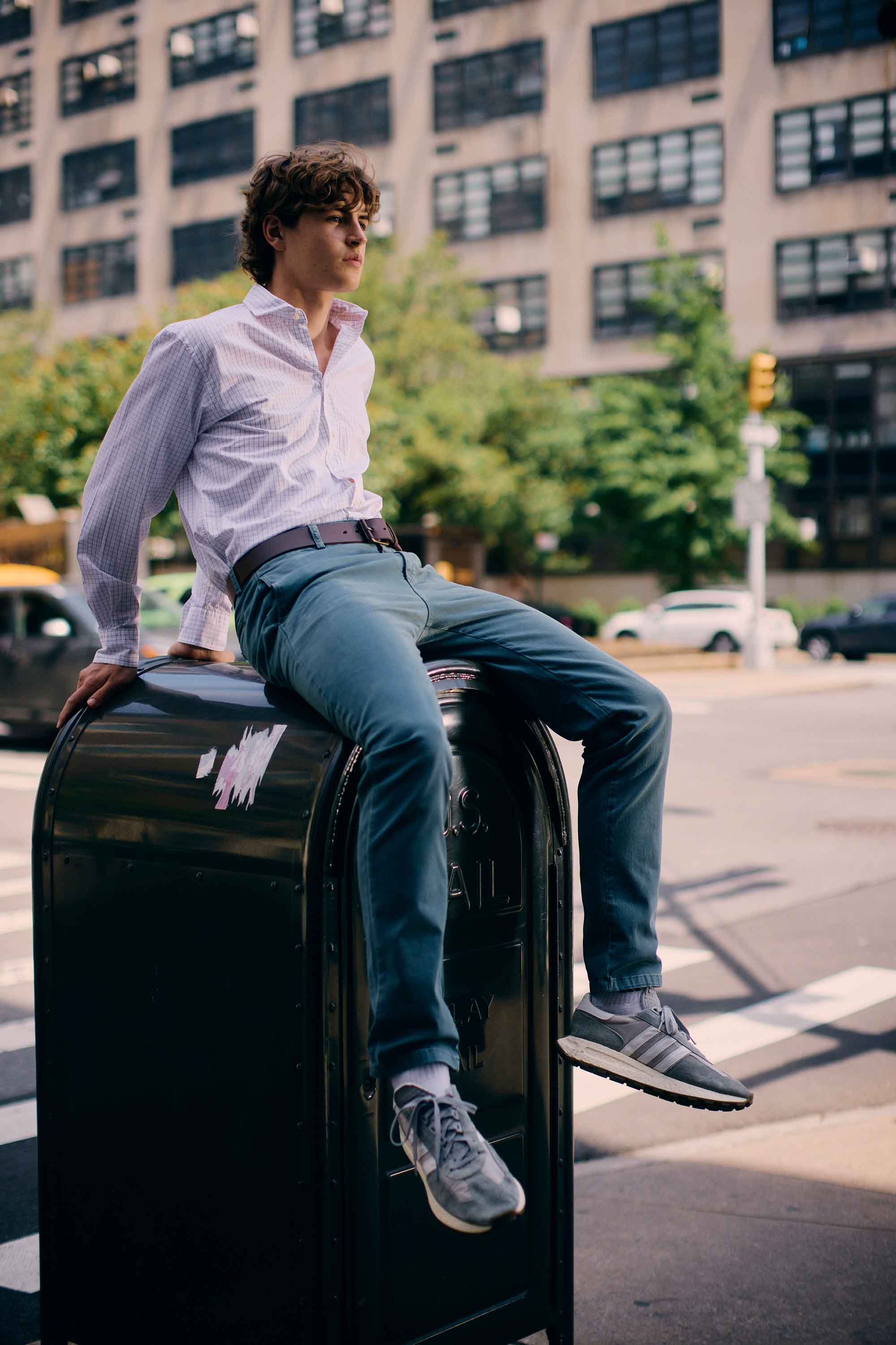 Camisa de Algodón - Cuadros Azul y Rojo - Fernando de Cárcer