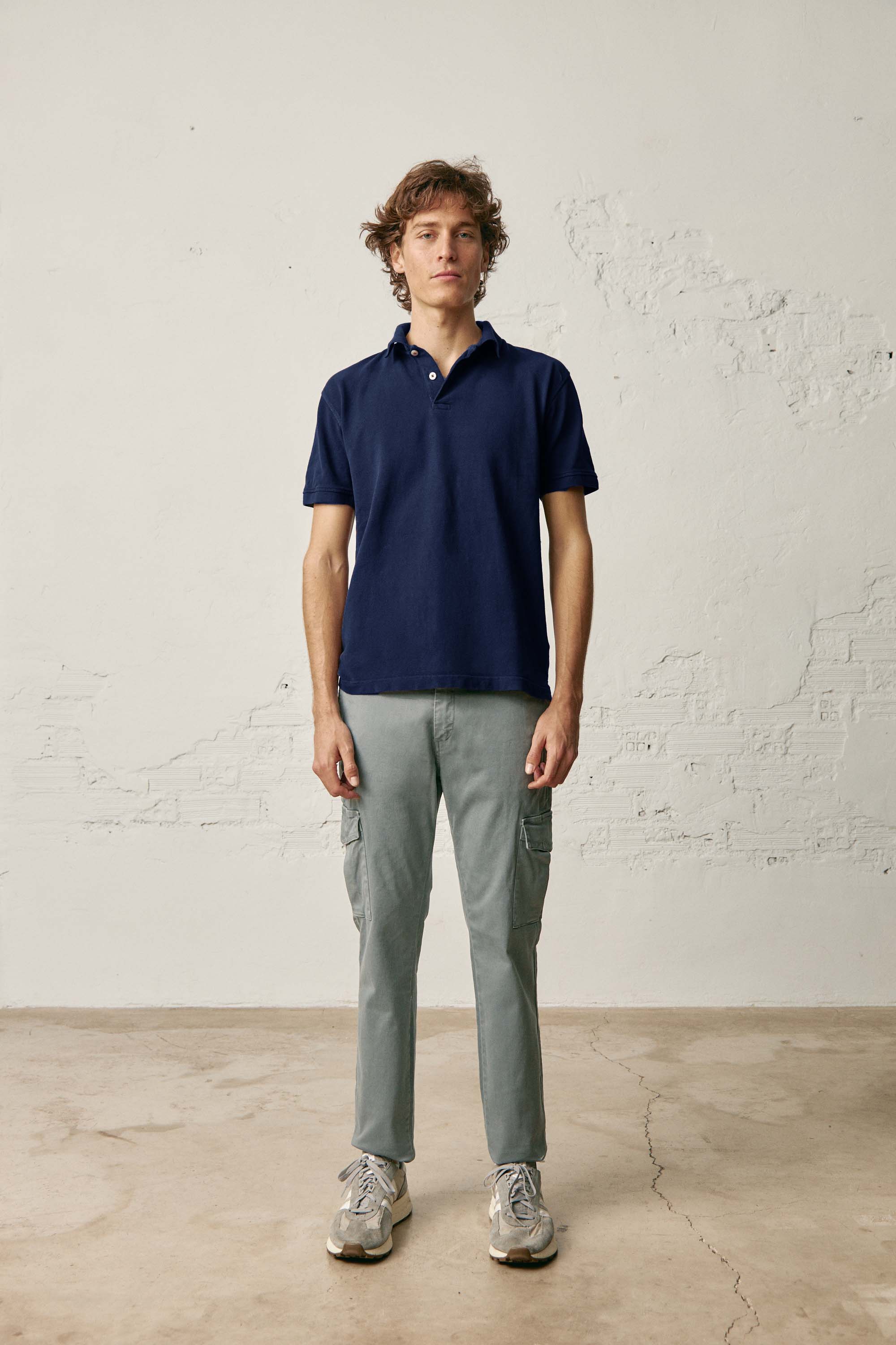 Polo Manga Corta - Azul Marino - Fernando de Cárcer