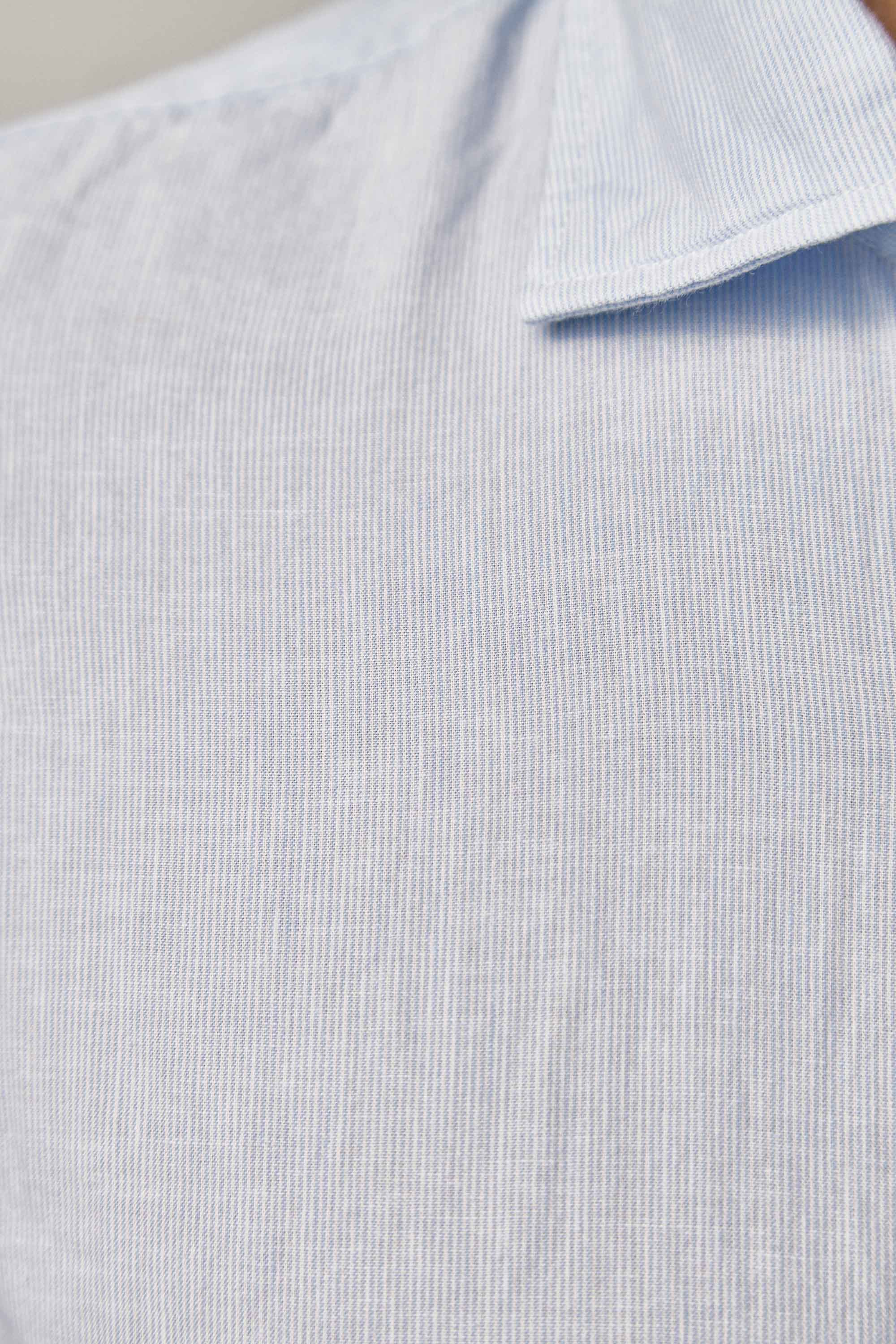 Camisa de Lino - Azul Mil Rayas