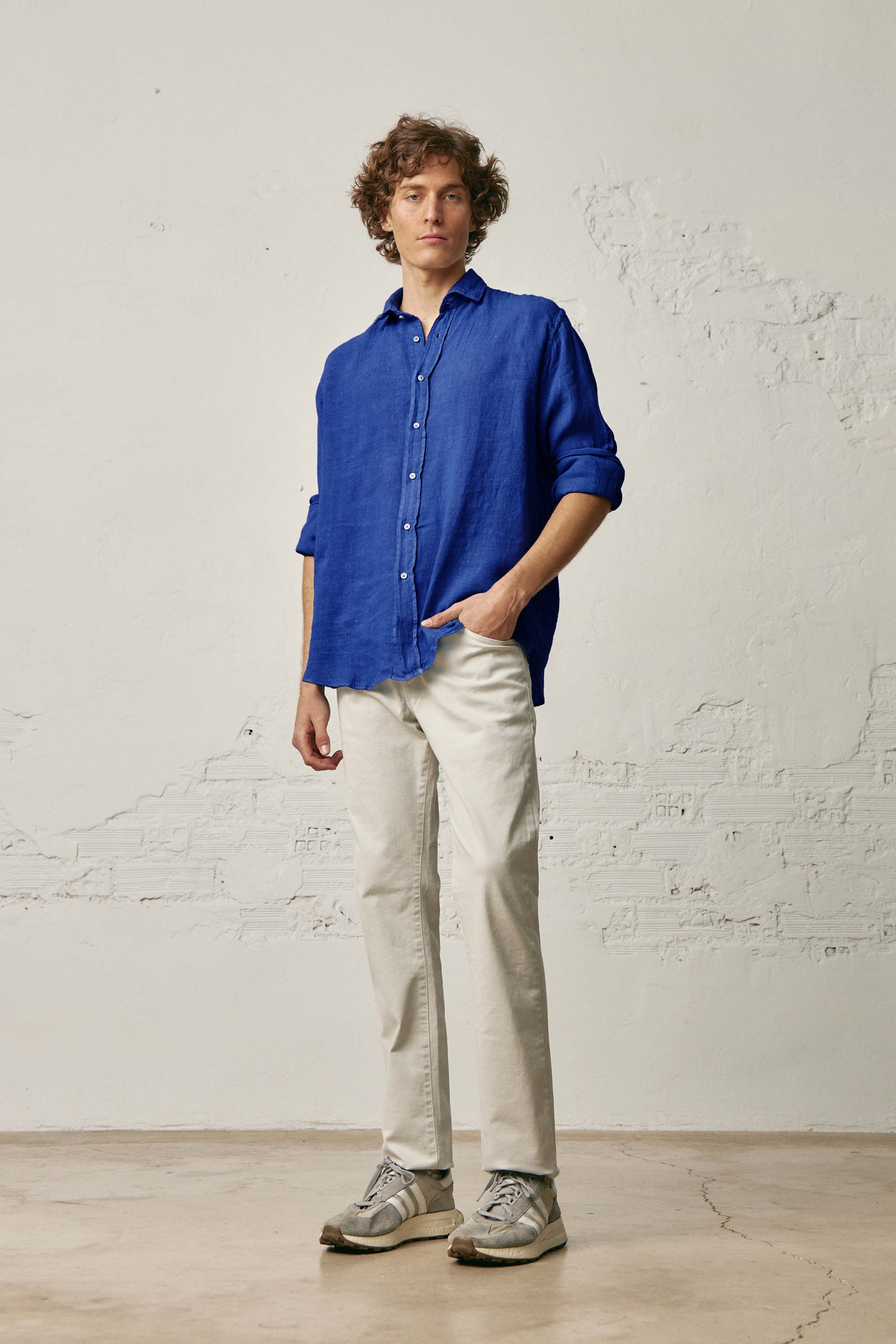 Camisa de Lino - Azulón - Fernando de Cárcer