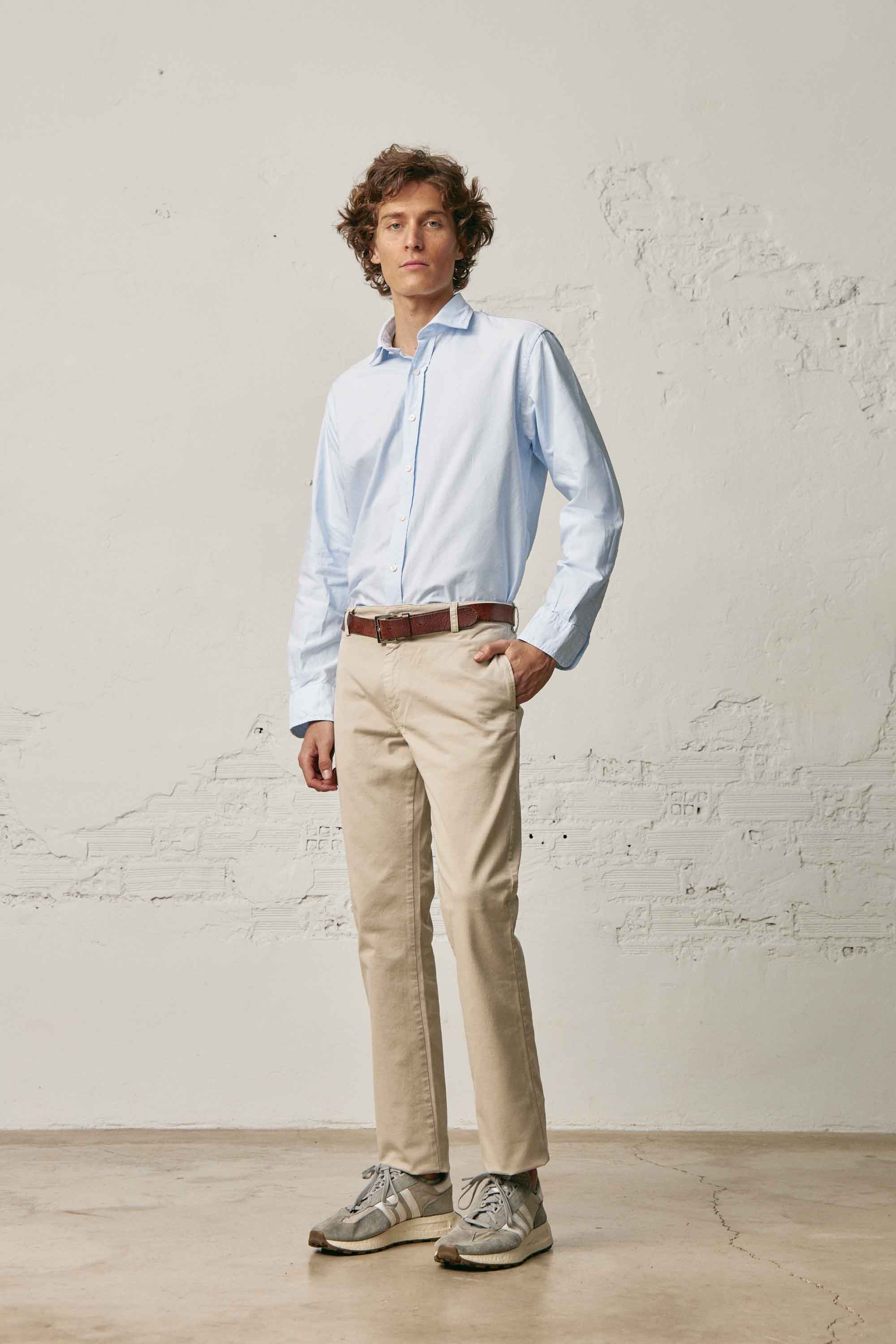 Camisa de Algodón - Oxford Azul - Fernando de Cárcer