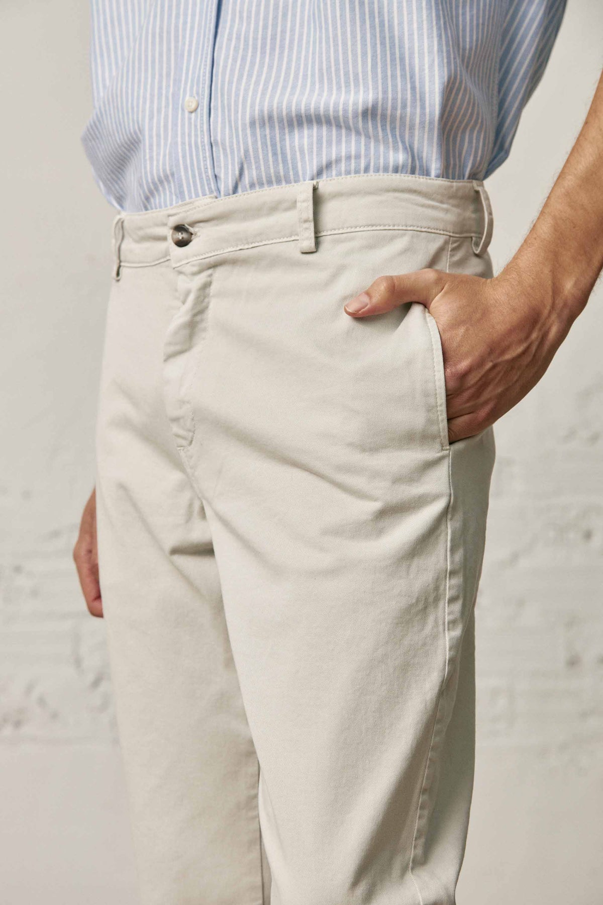 Pantalón Chino - Hielo