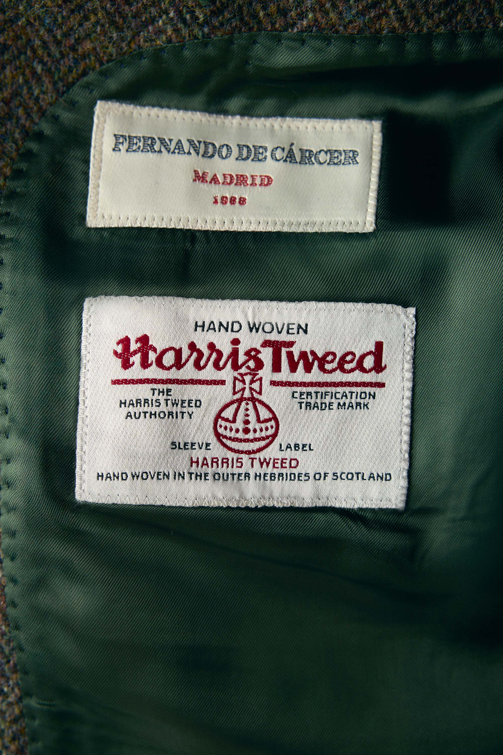 <tc>Blazer</tc> Tweed - Brown Herringbone