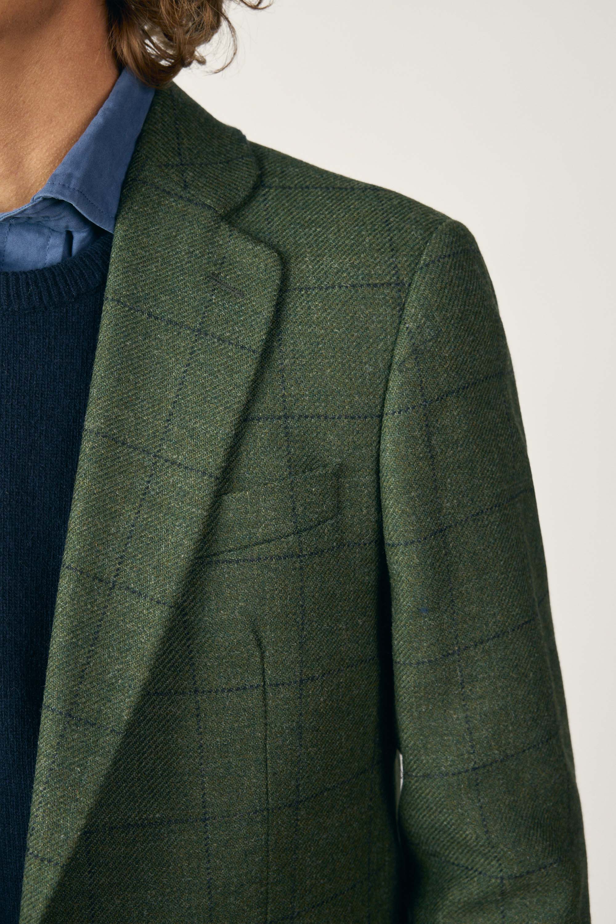 <tc>Blazer</tc> Tweed - Brown Herringbone