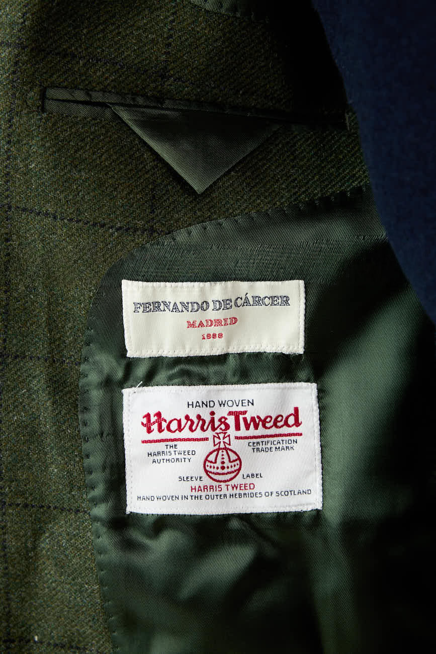 <tc>Blazer</tc> Tweed - Brown Herringbone