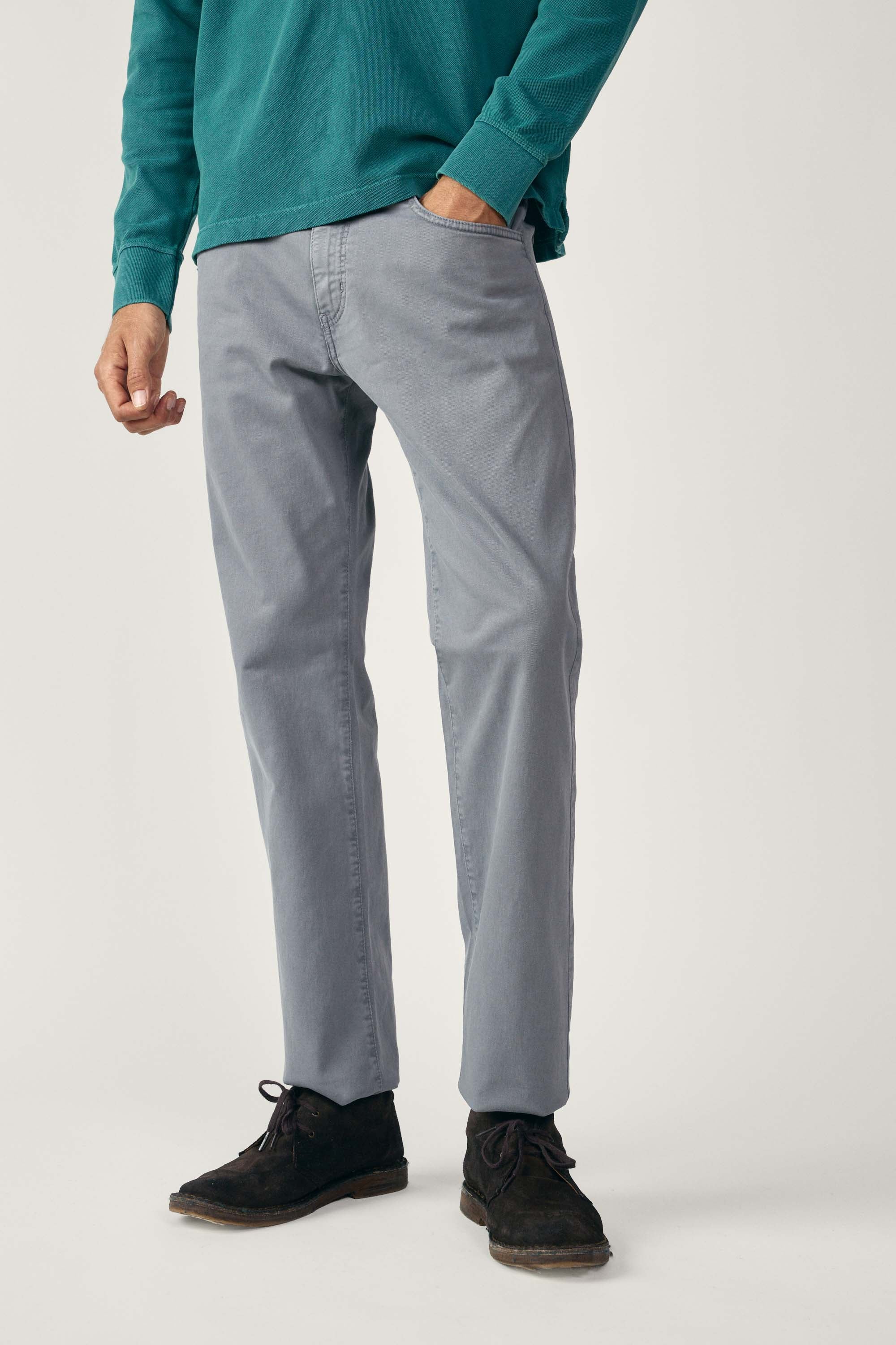 Pantalón Cinco Bolsillos - Gris