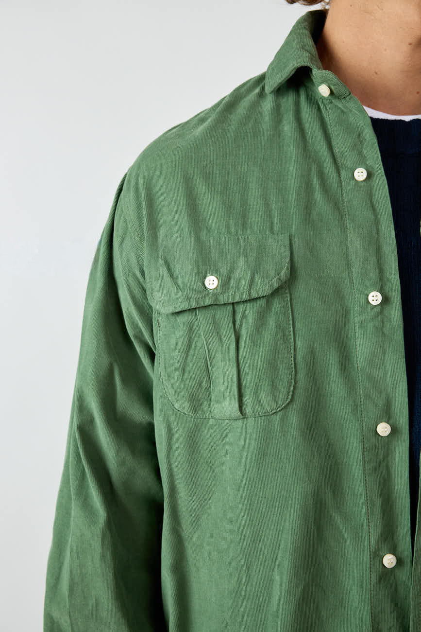 Camisa Micropana 2 Bolsillos - Verde