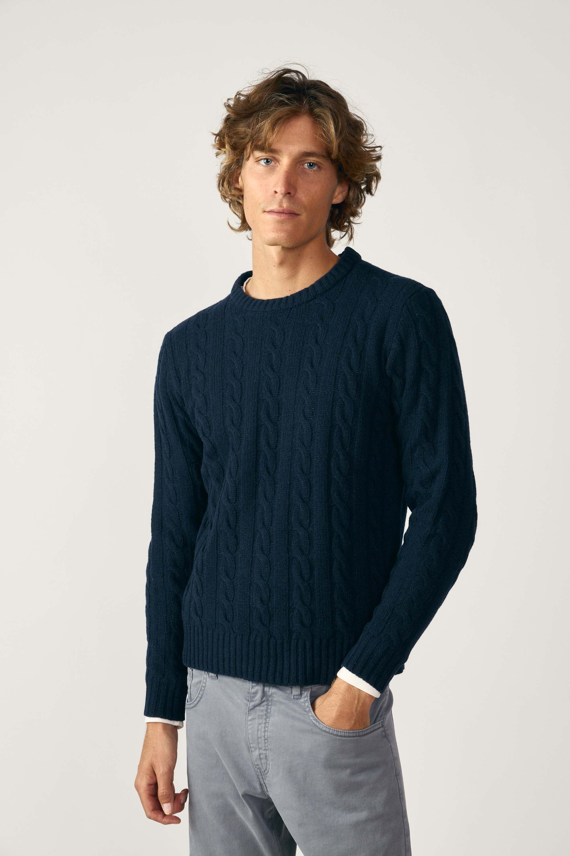 Jersey Cuello Redondo Ochos - Azul Marino