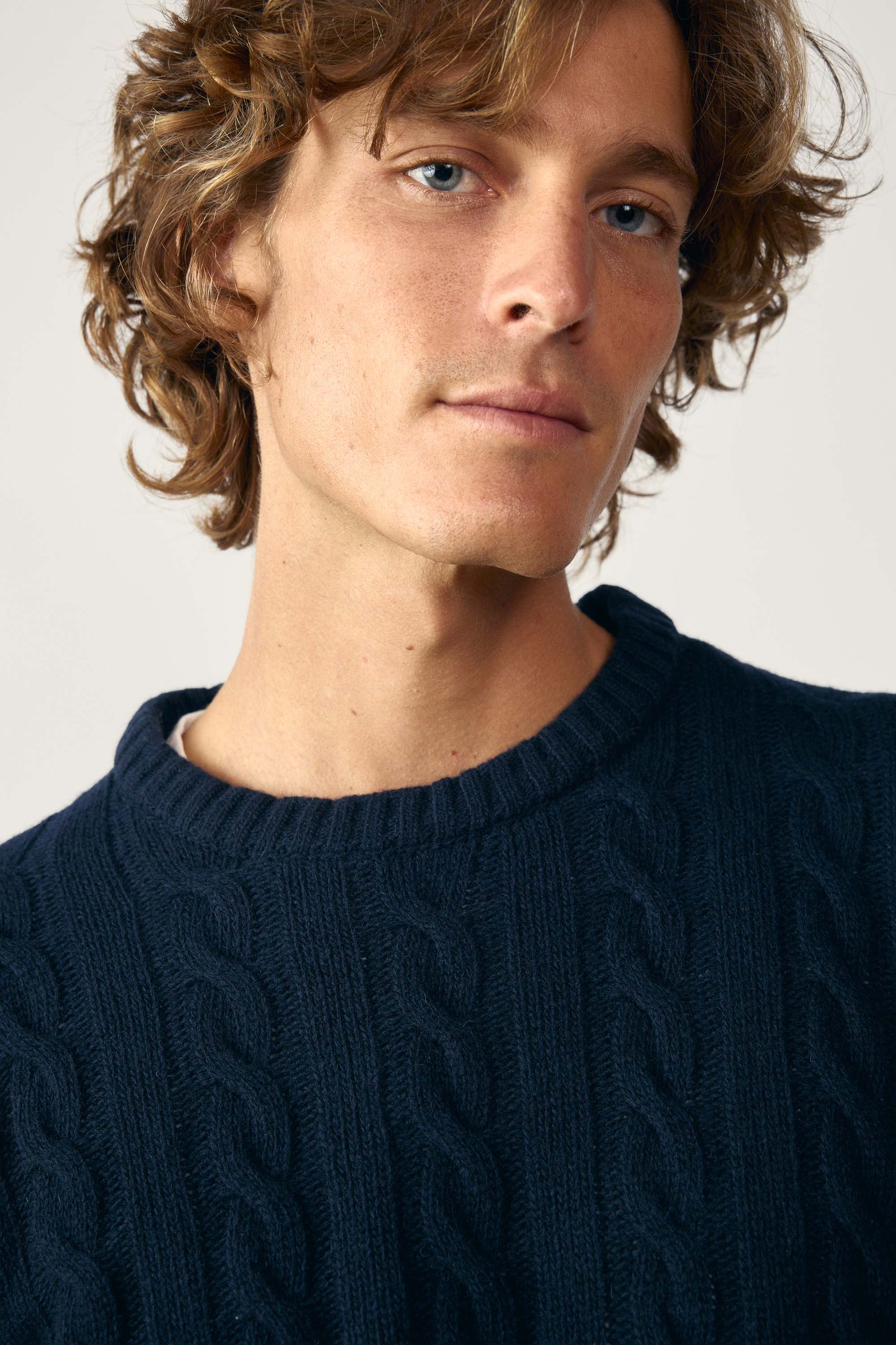 Jersey Cuello Redondo Ochos - Azul Marino