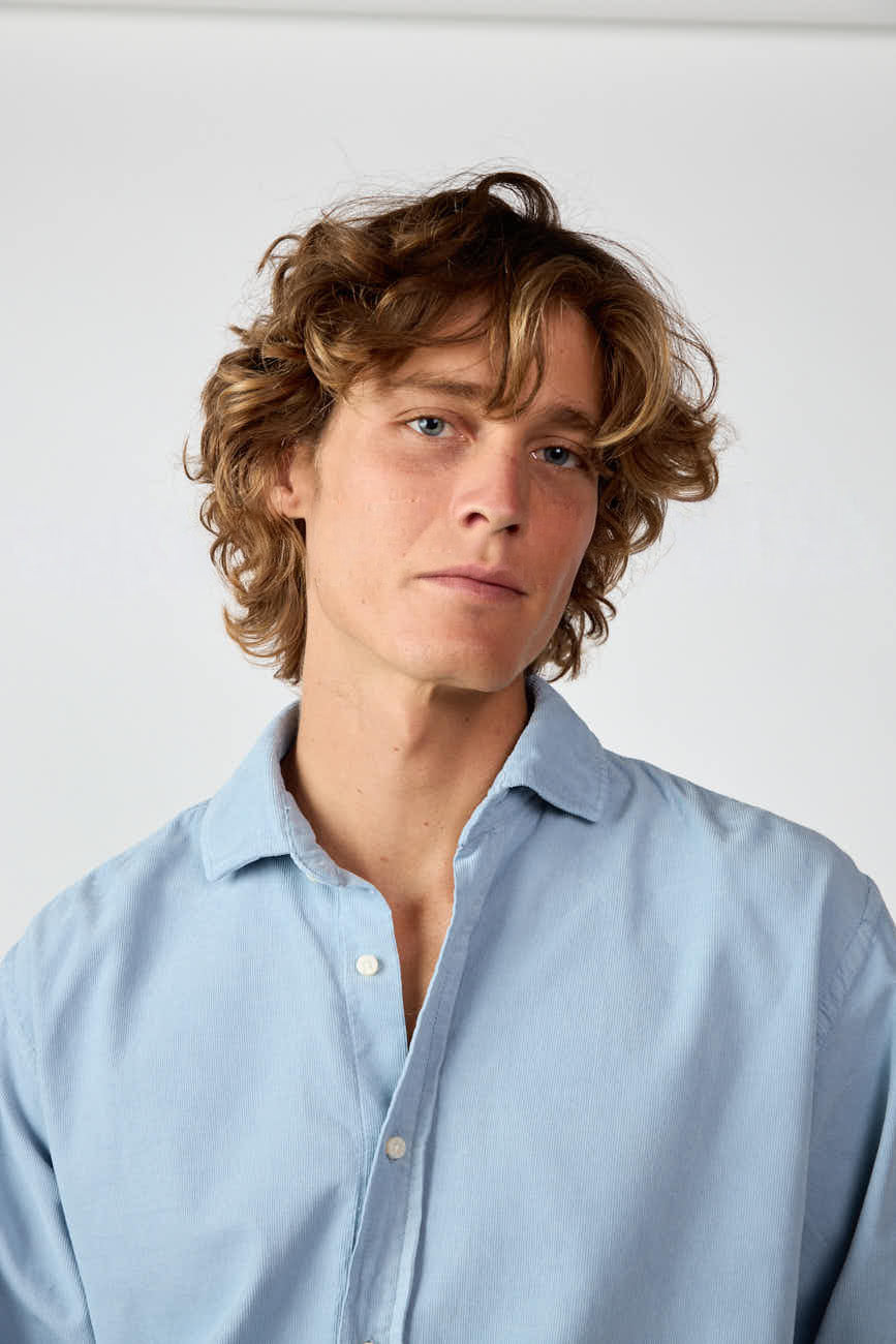 Camisa Micropana - Azul Claro