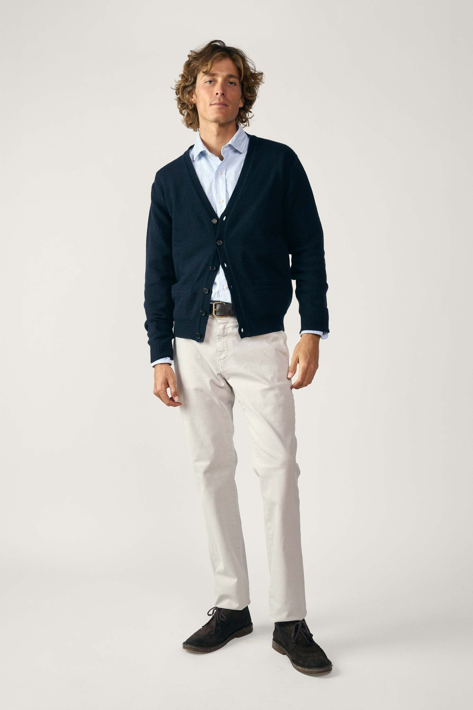 Cardigan Sheetland - Azul Marino