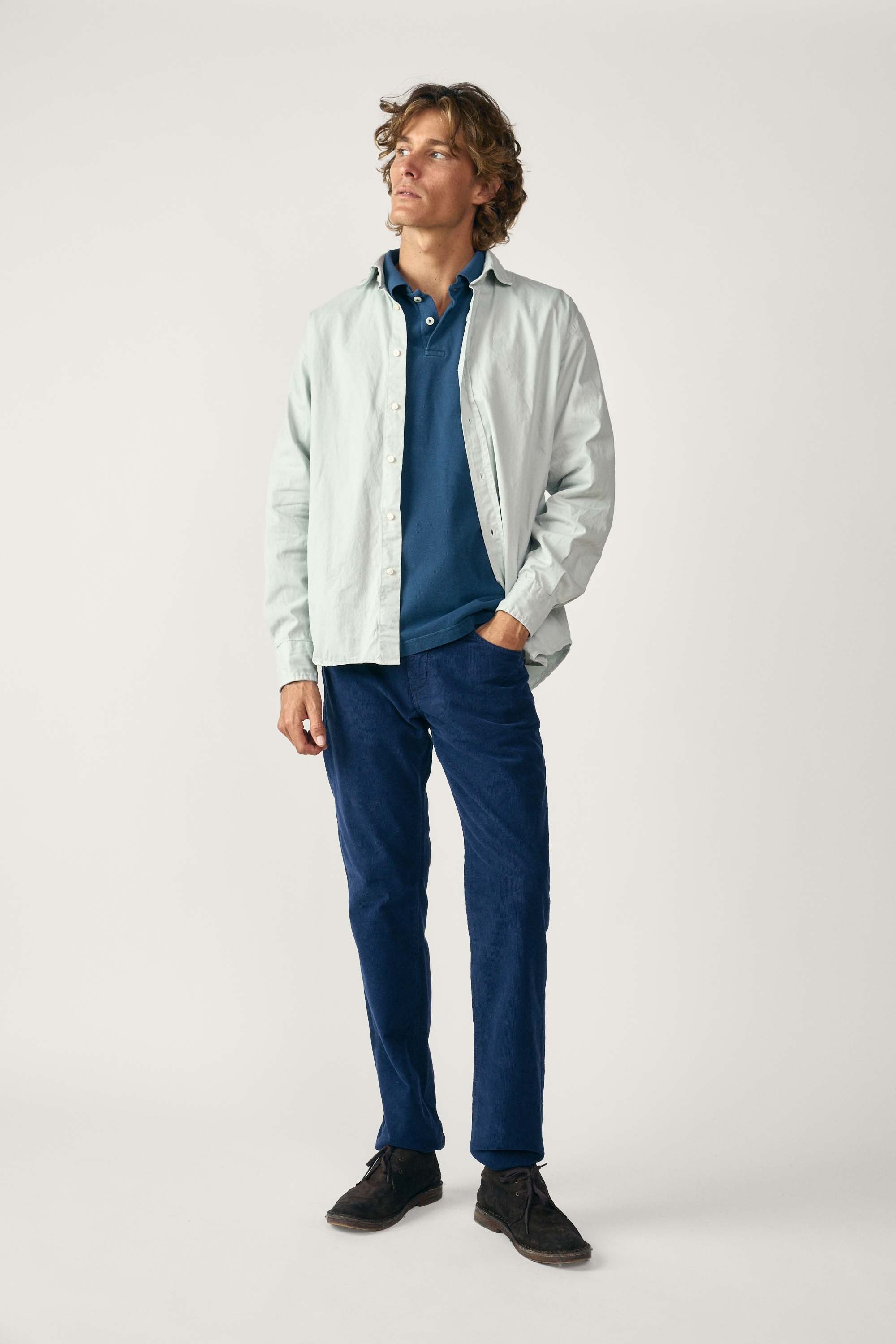 Camisa De Popelín - Verde Claro