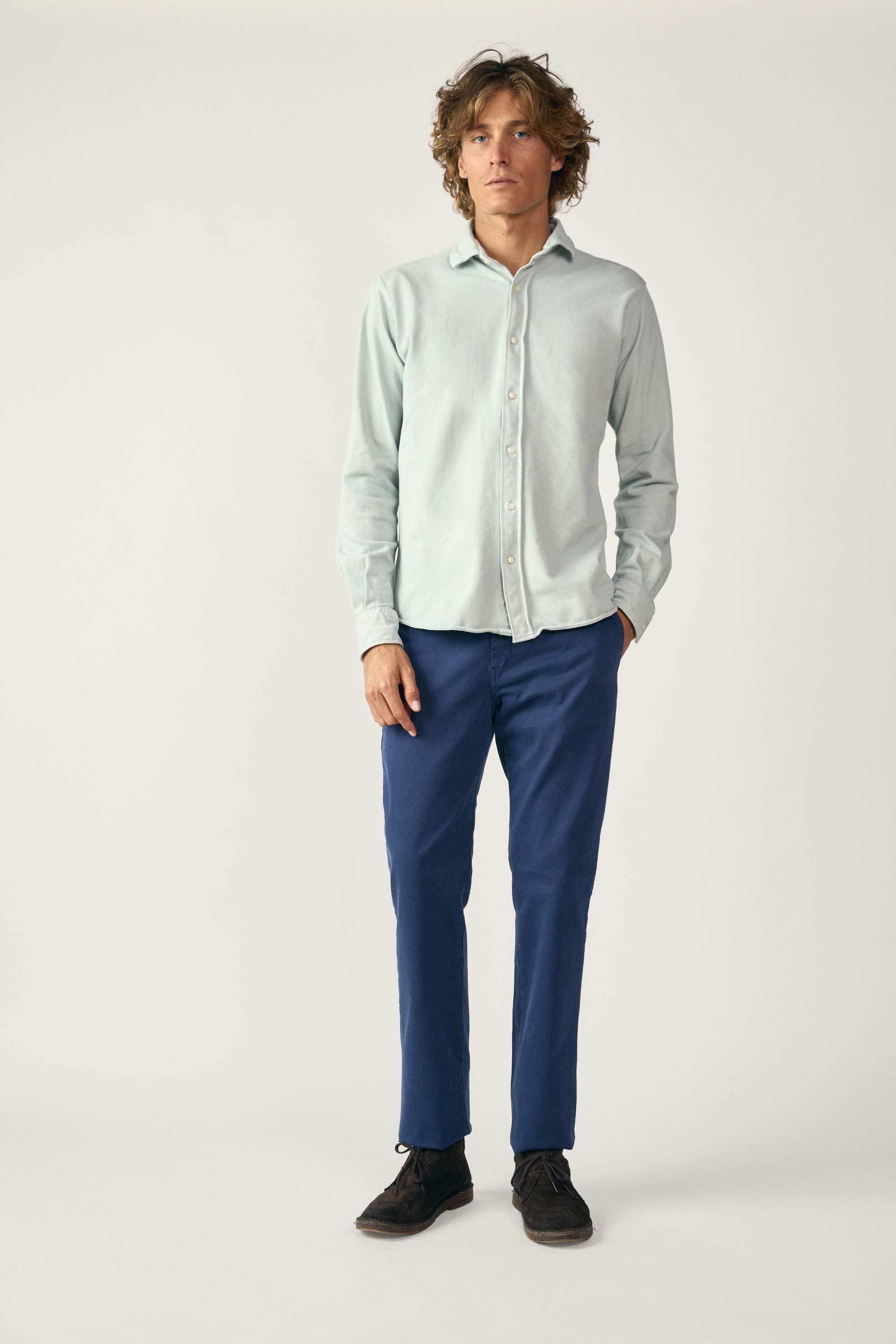 Piqué <tc>Shirt</tc> - Petroleum Green