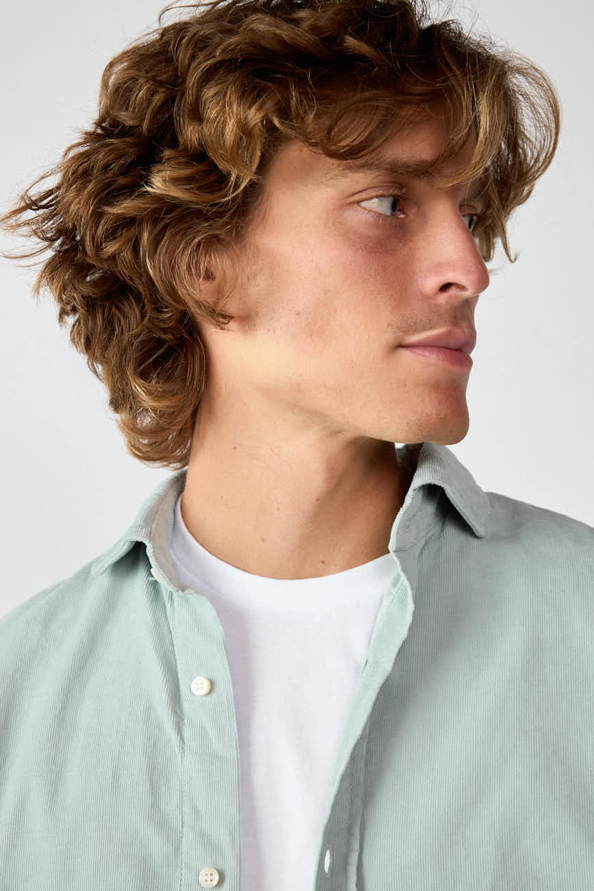 Camisa Micropana - Verde Claro