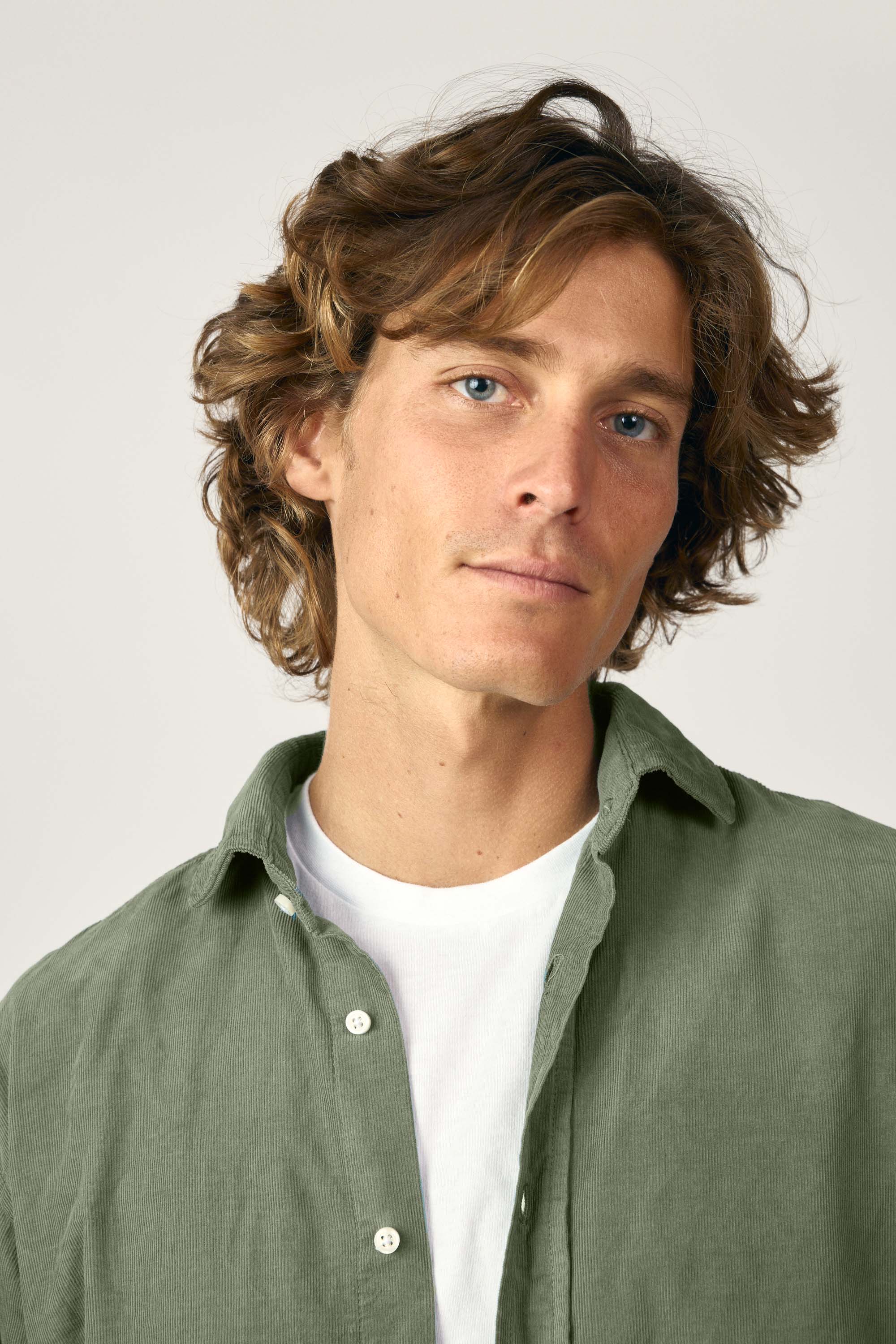 Camisa Micropana - Verde Khaki