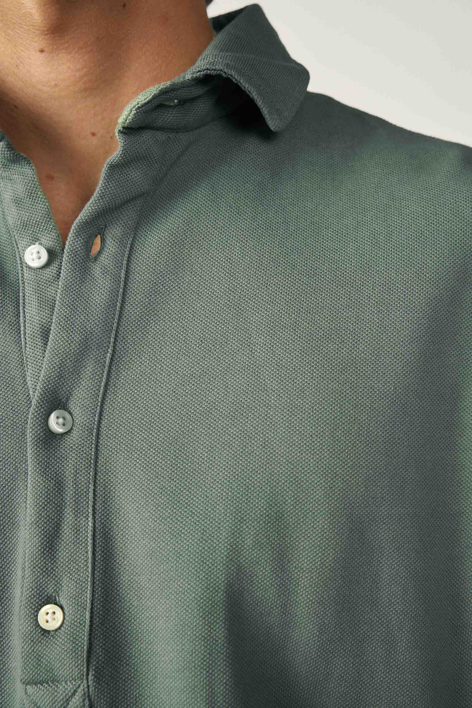 Piqué <tc>Shirt</tc> - Petroleum Green