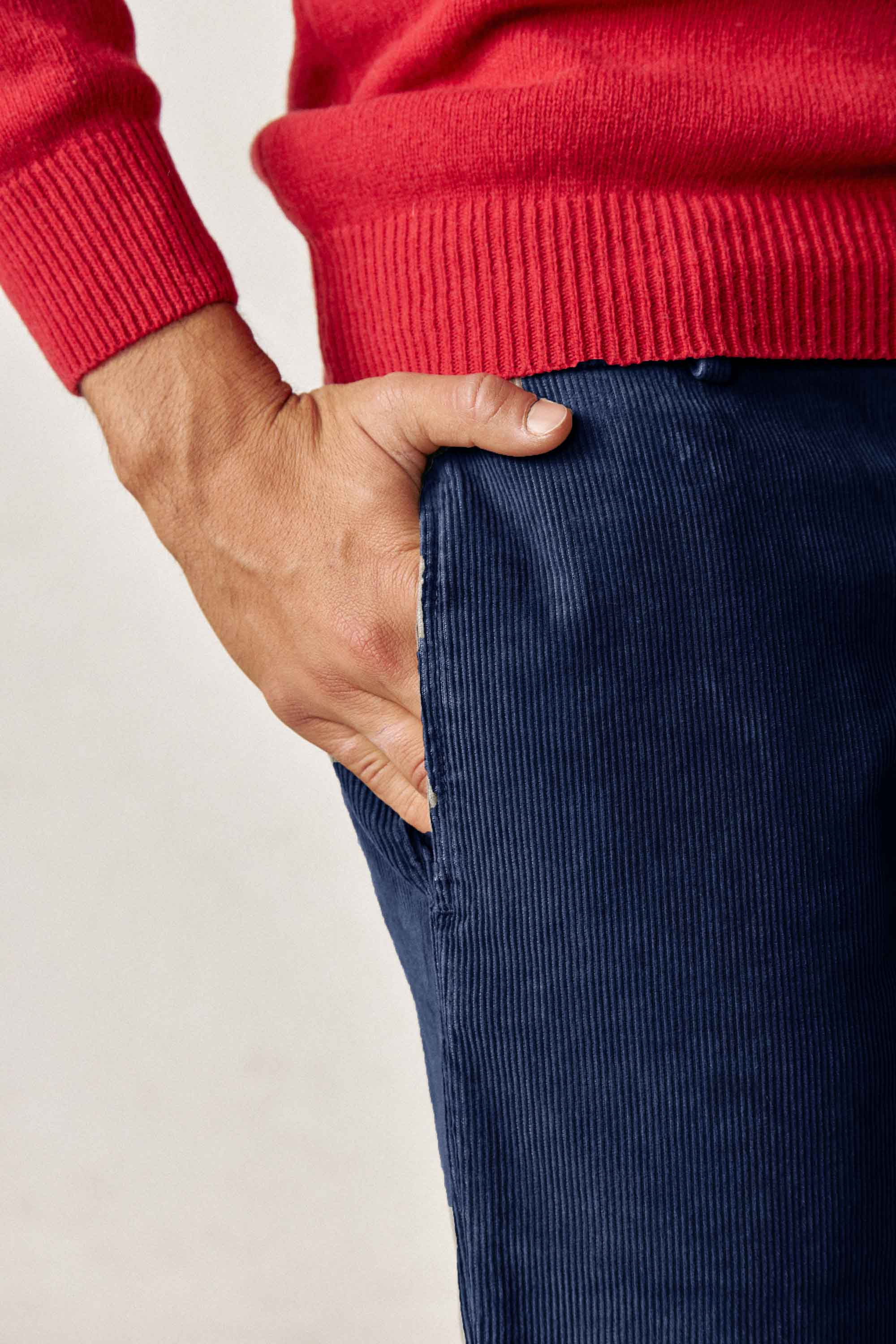 Pantalón Chino Micropana - Navy