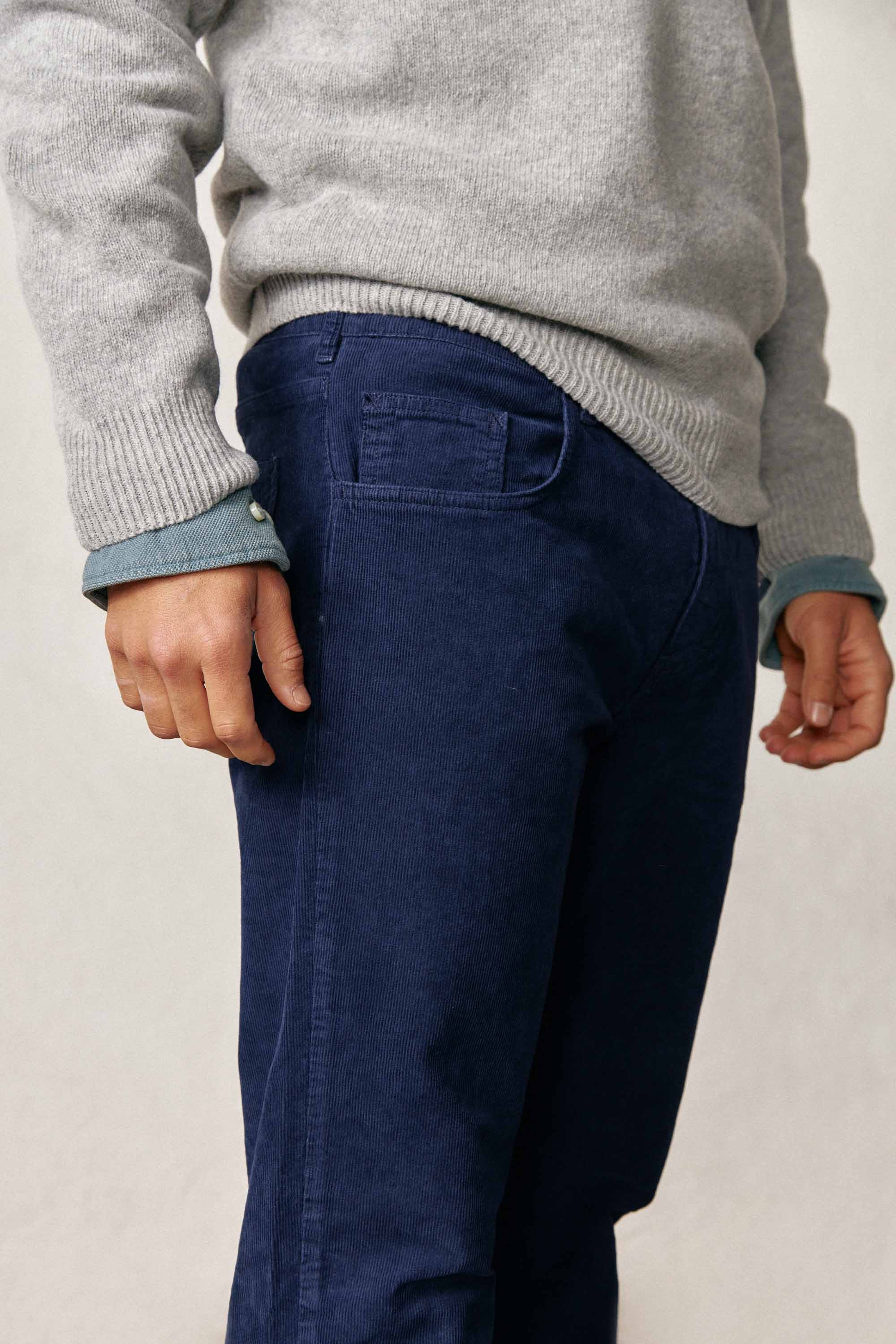 Pantalón Cinco Bolsillos Micropana - Azul Marino - Fernando de Cárcer