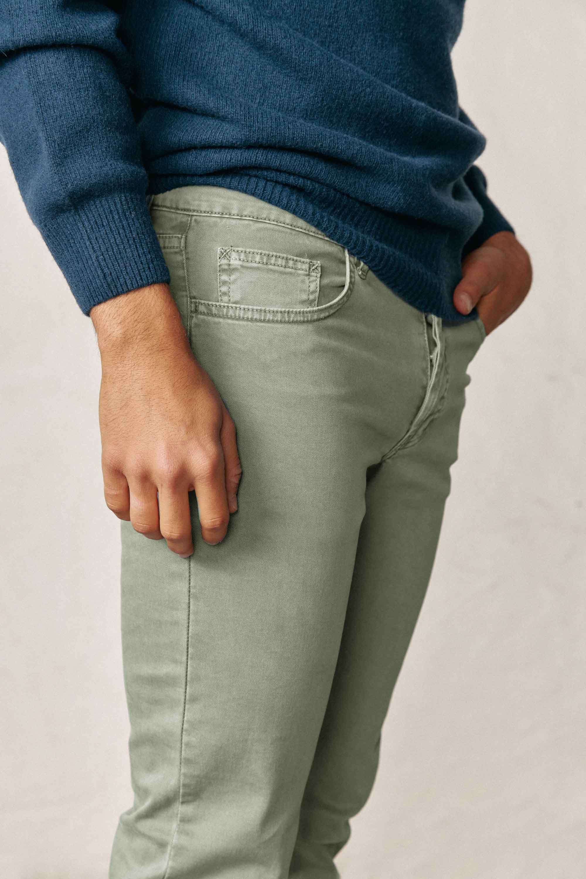 <tc>Trousers</tc> <tc>Five-Pockets</tc> - Beige