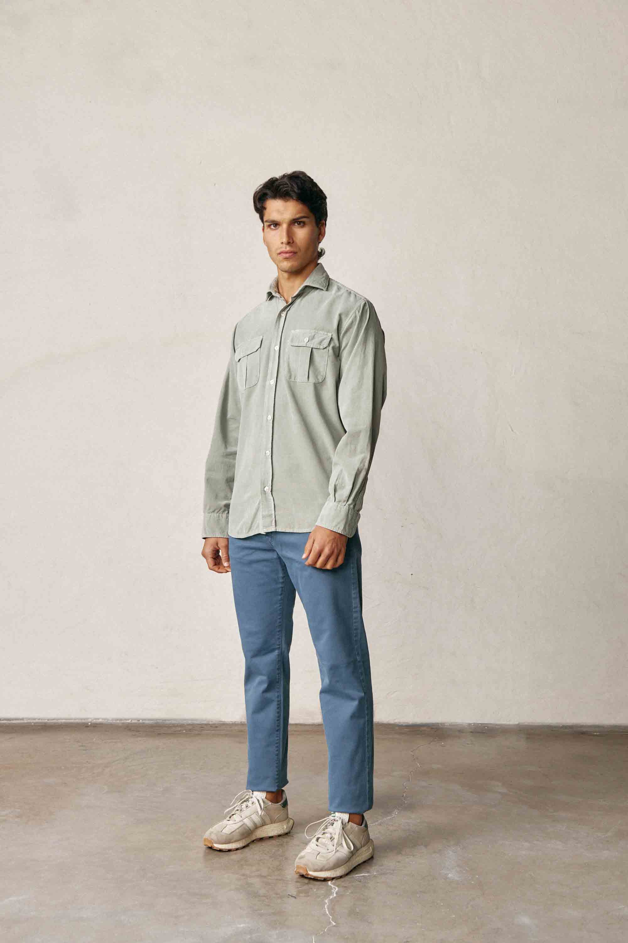 Camisa Micropana 2 Bolsillos - Khaki