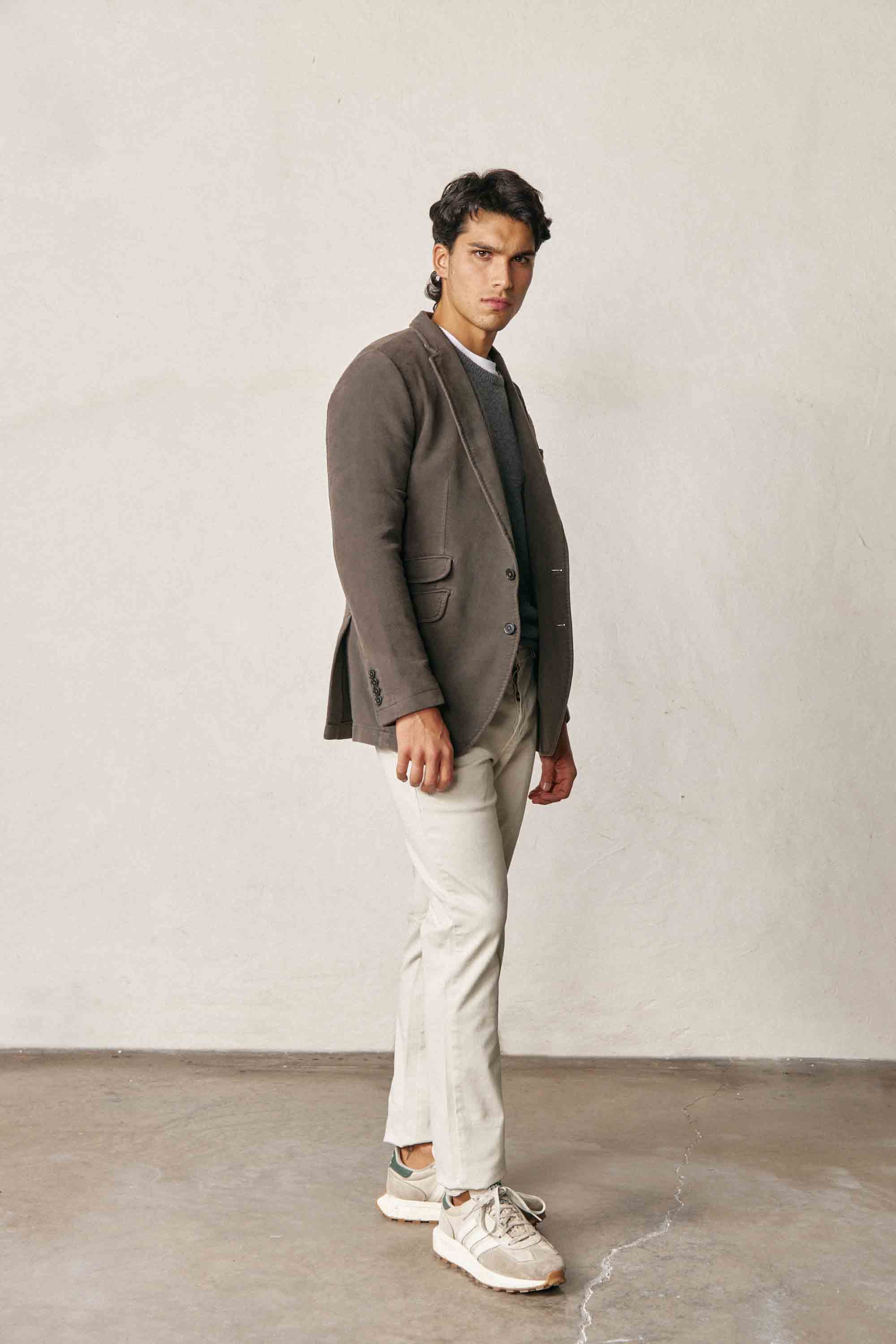 <tc>Blazer</tc> of Velvetón - Brown