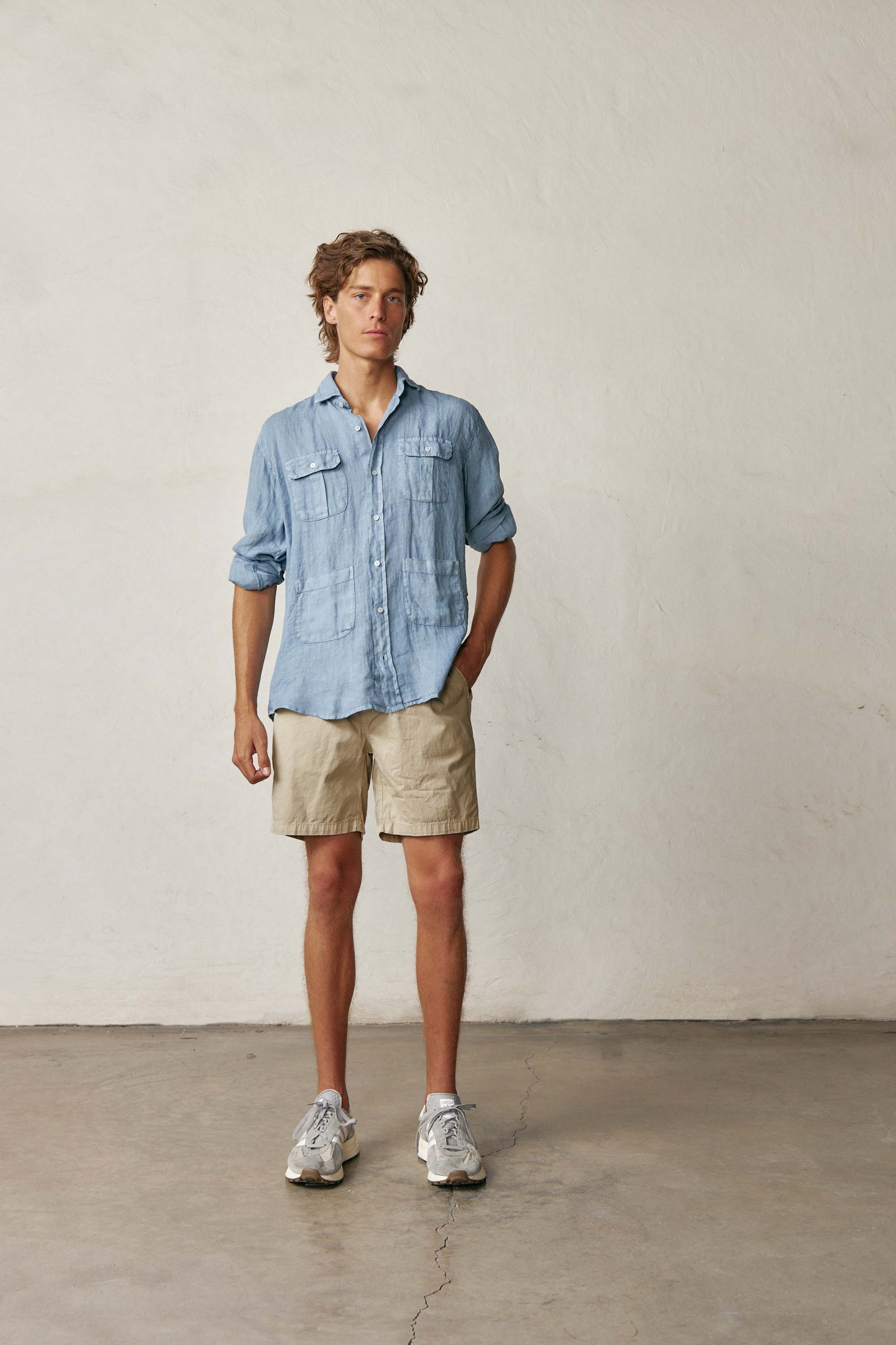 Bermudas de Popelín - Beige Tostado - Fernando de Cárcer