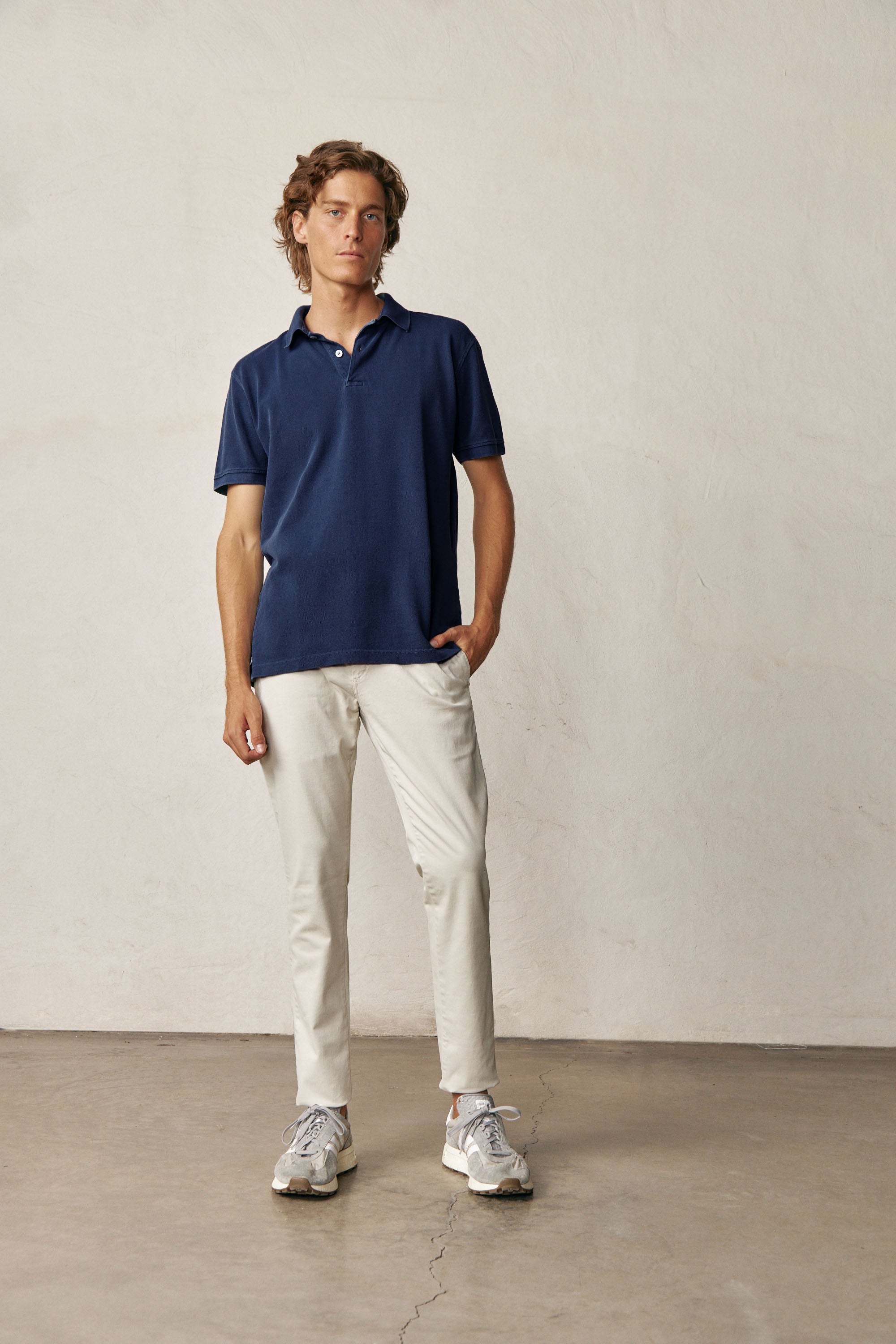 Polo Manga Corta - Azul Marino - Fernando de Cárcer