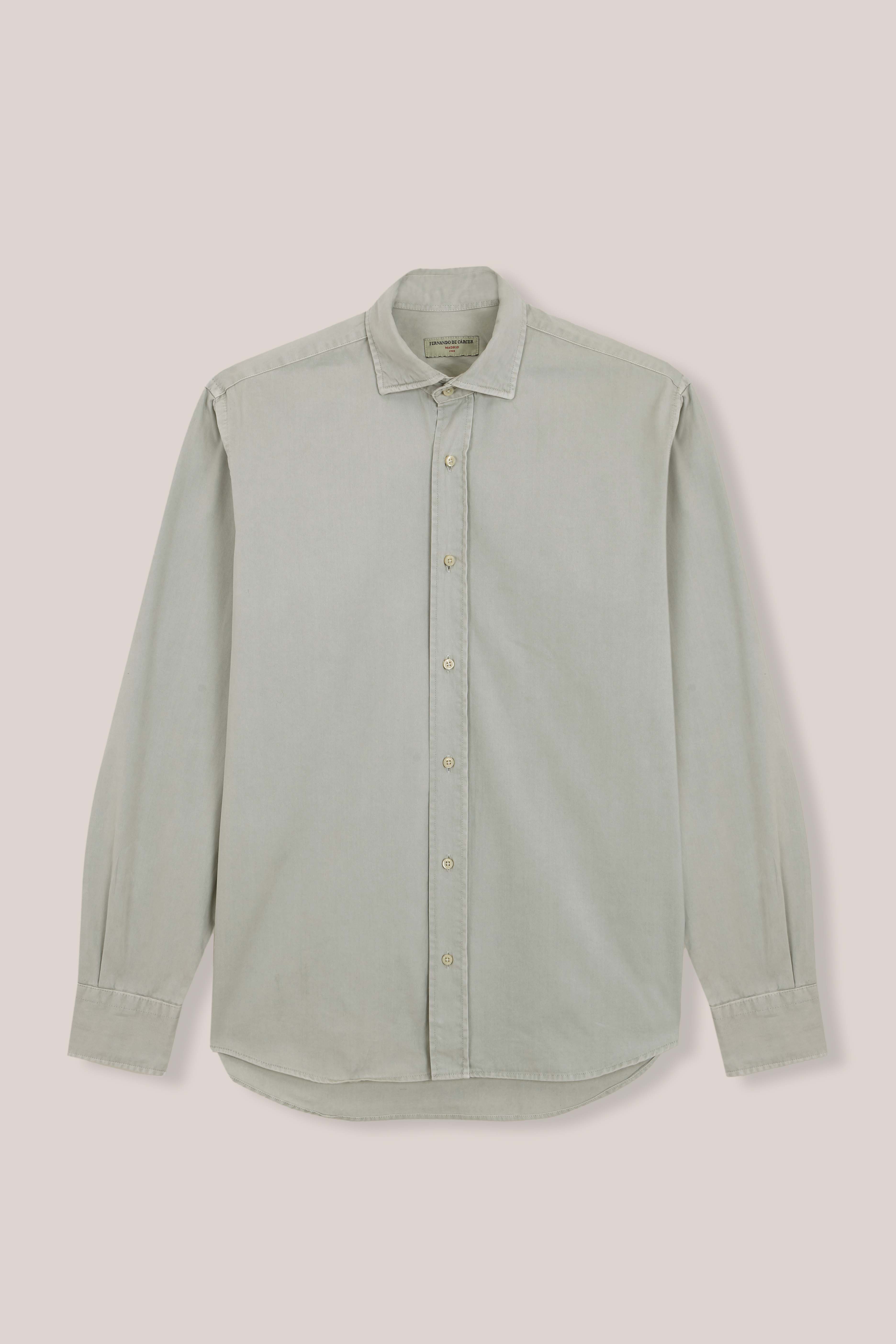Camisa de Popelín - Verde Claro - Fernando de Cárcer