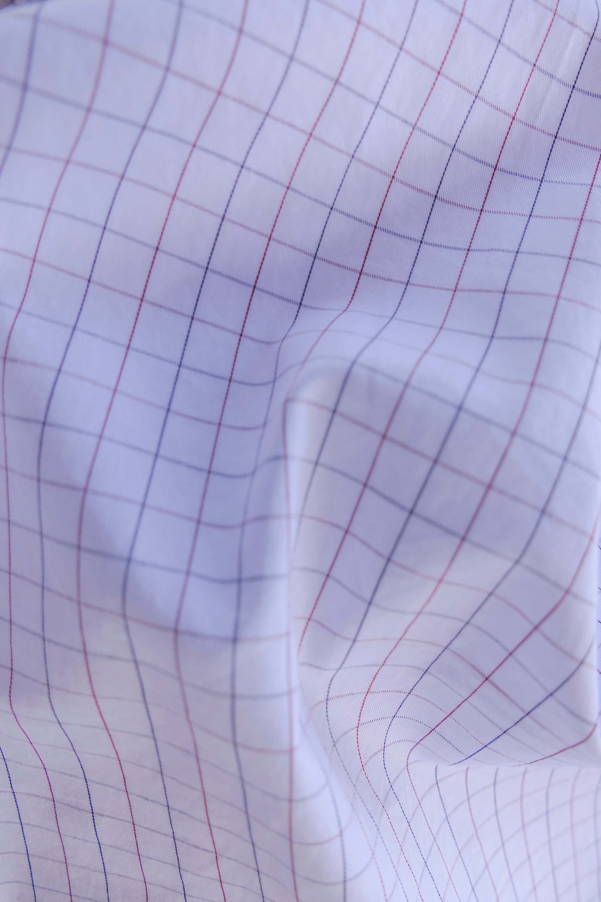 Camisa de Algodón - Cuadros Azul y Rojo - Fernando de Cárcer