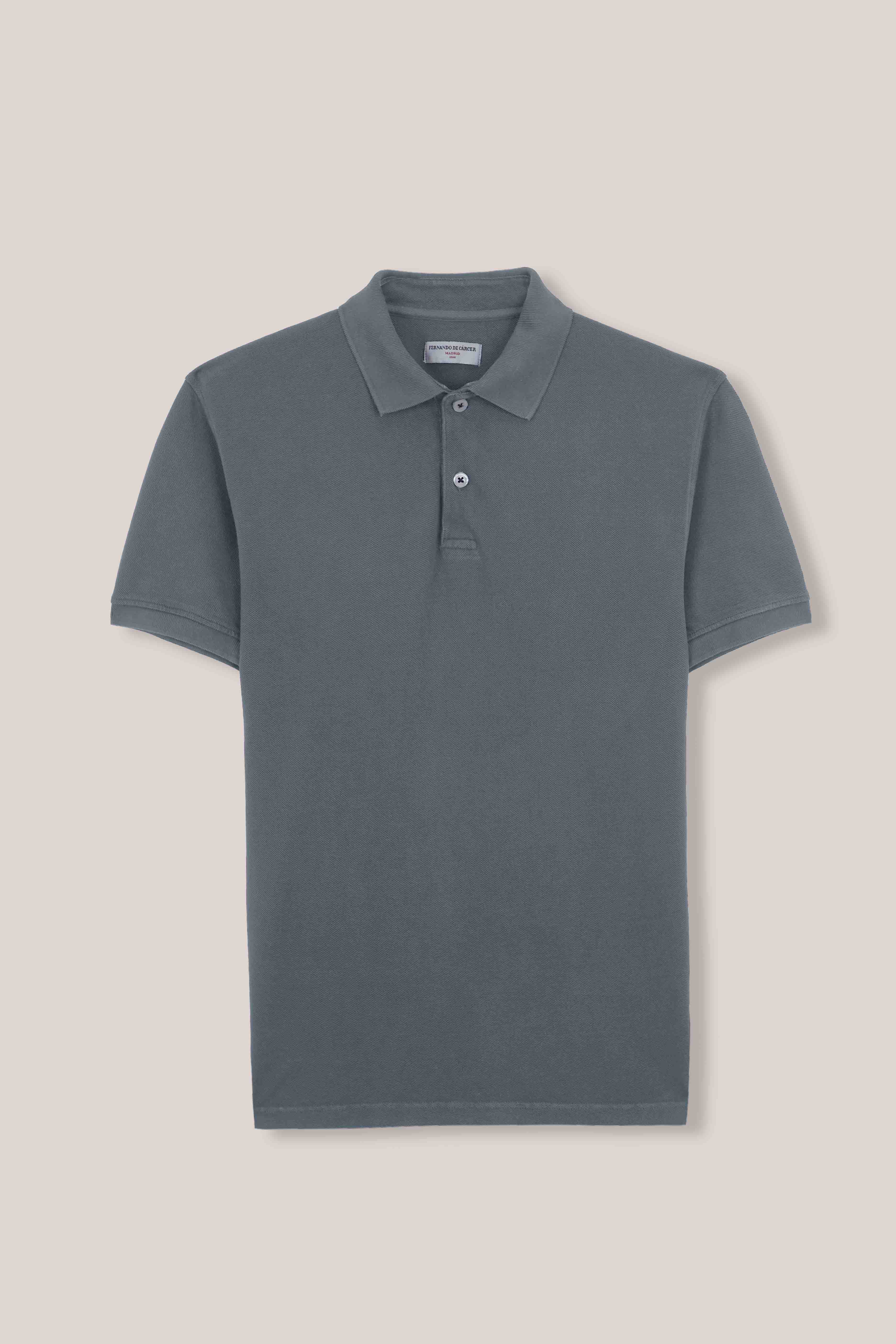 Polo Manga Corta - Gris - Fernando de Cárcer