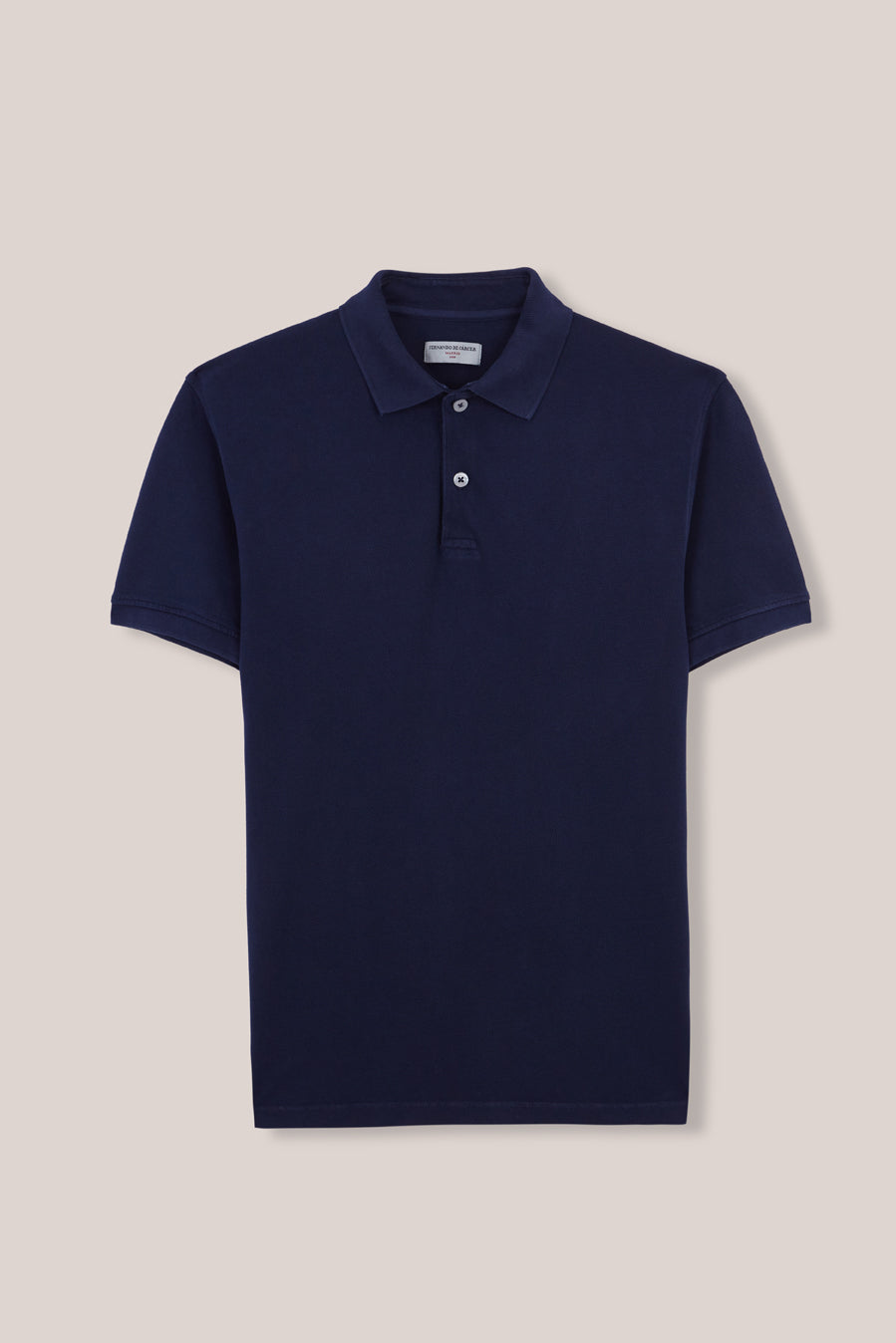 Polo Manga Corta - Azul Marino - Fernando de Cárcer