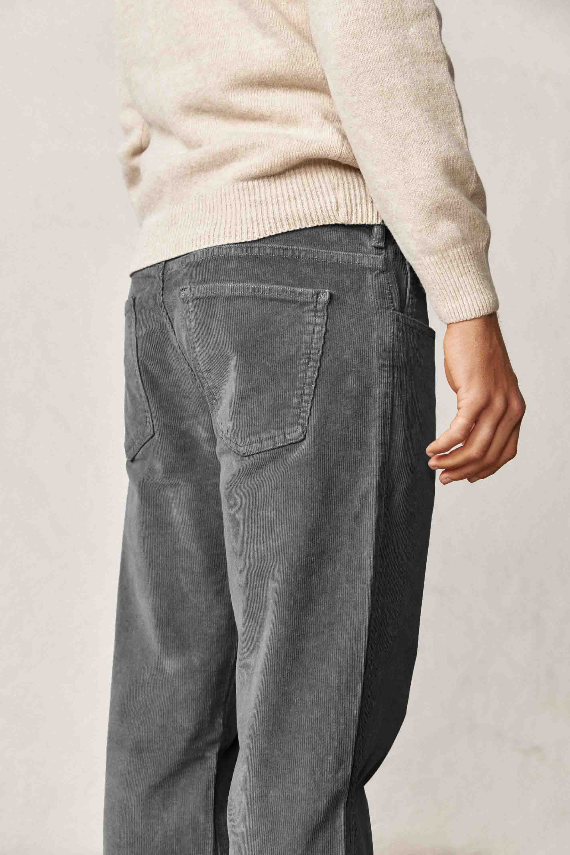 Pantalón Cinco Bolsillos Micropana - Gris - Fernando de Cárcer