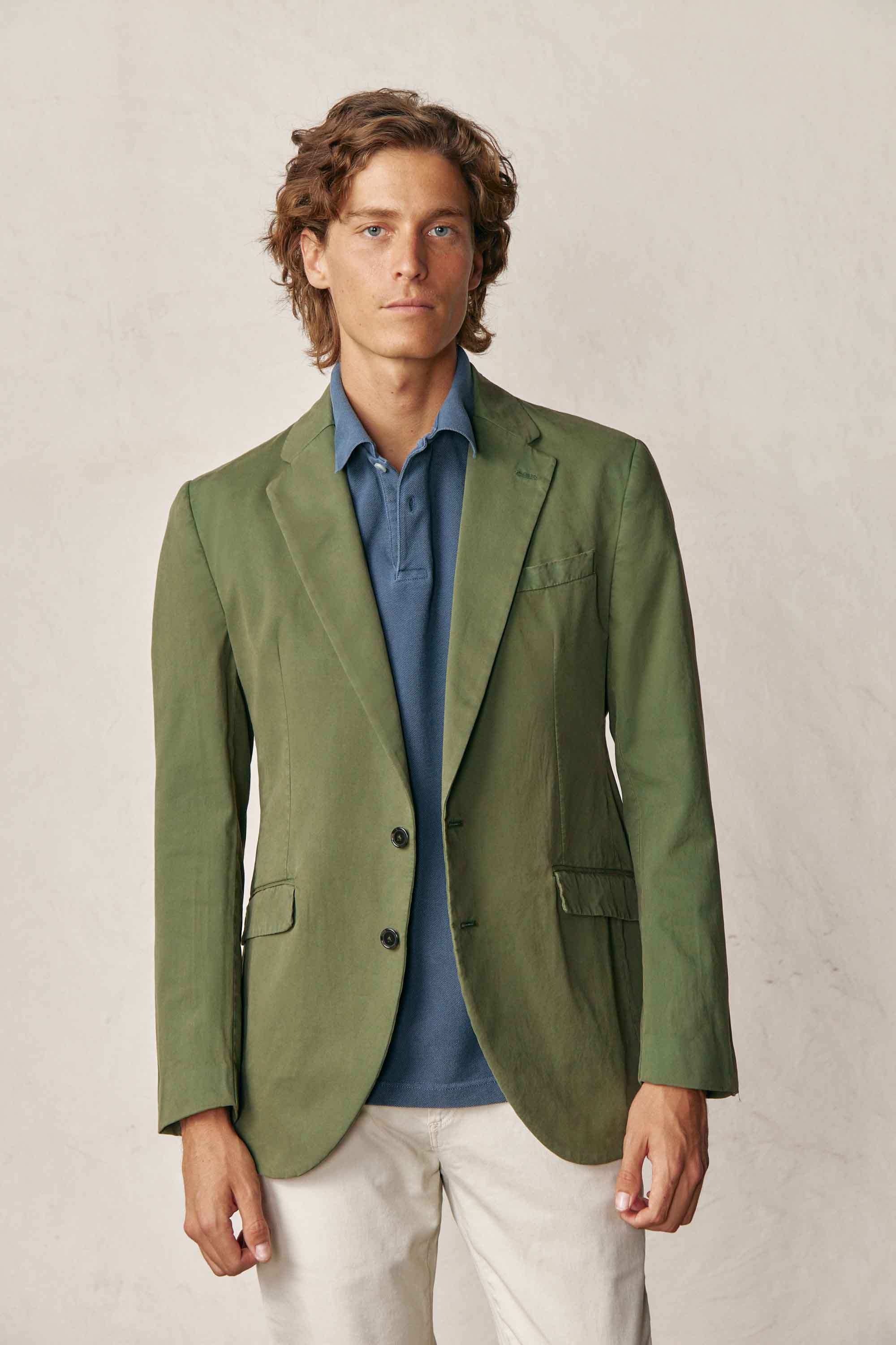 Americana de Popelín - Verde - Fernando de Cárcer