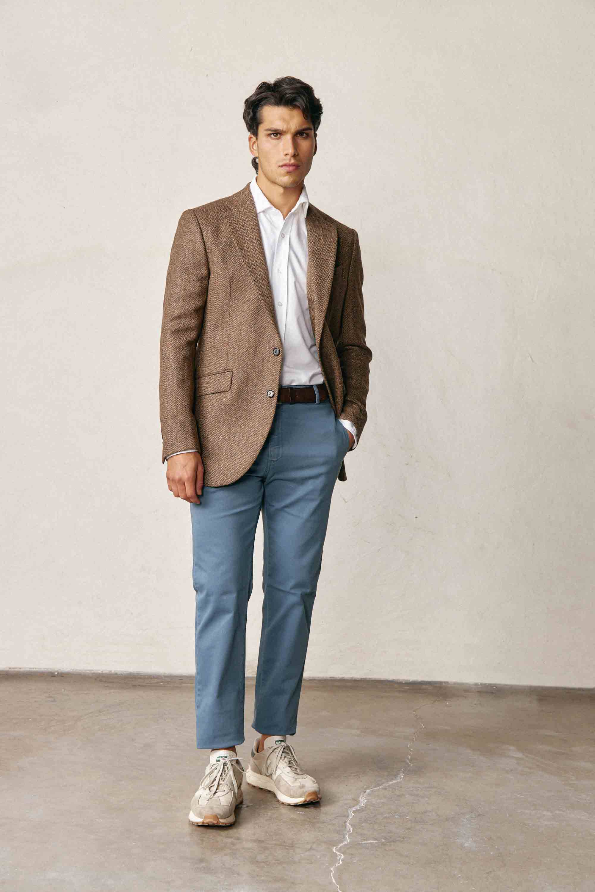 Americana de Tweed - Espiga Marrón - Fernando de Cárcer