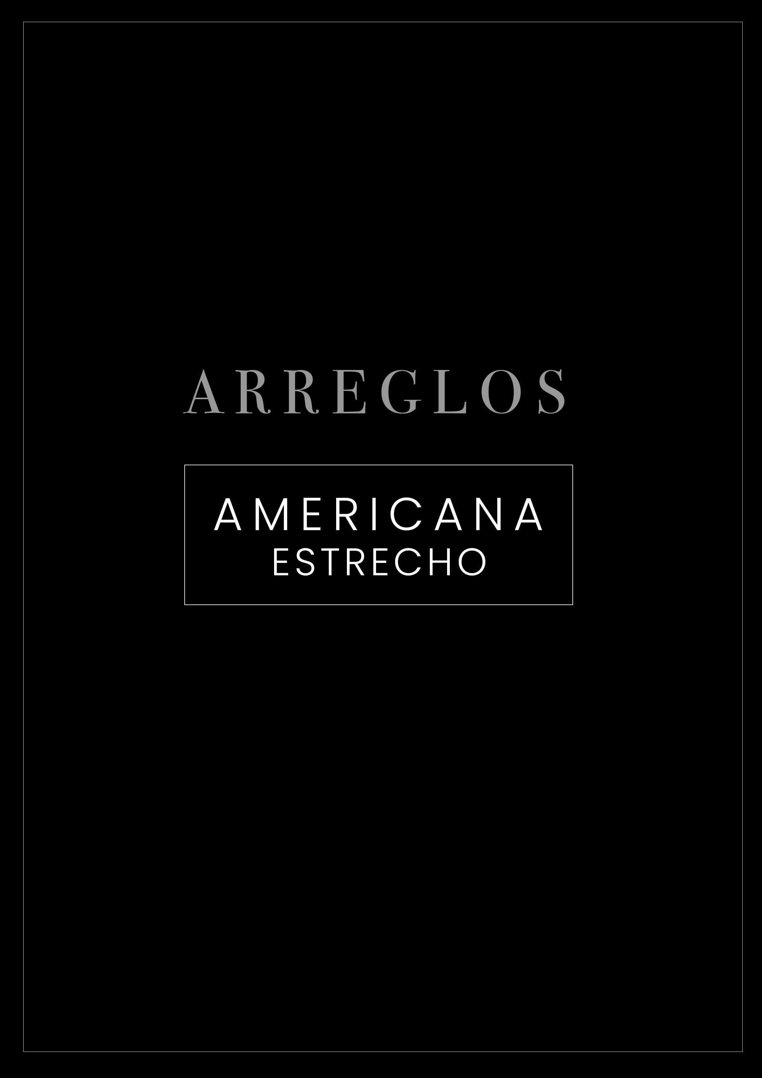 Arreglo Americana - Estrecho