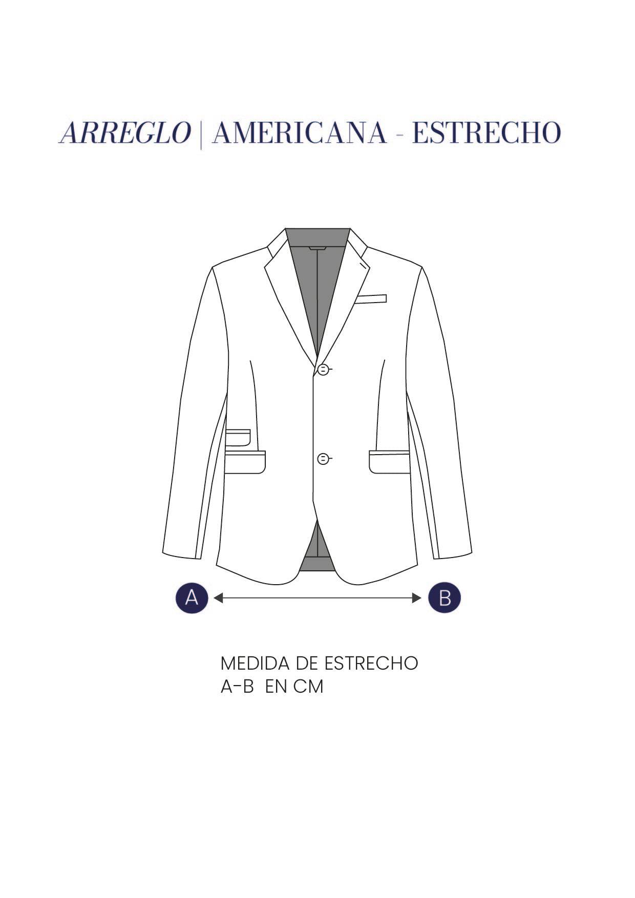<tc>Fitting</tc> <tc>Blazer</tc> - Narrow