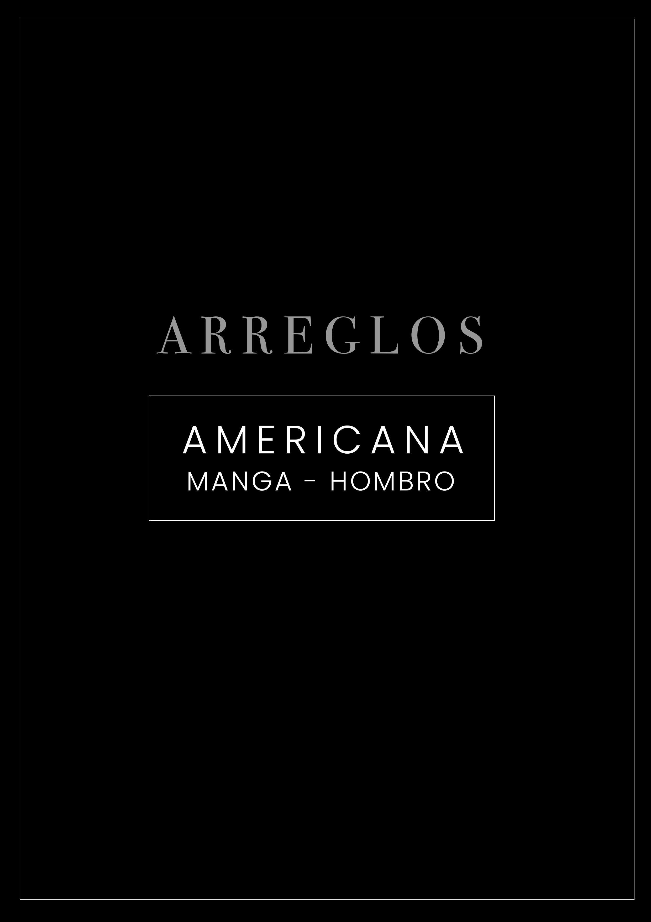 Arreglo Americana - Manga / Hombro