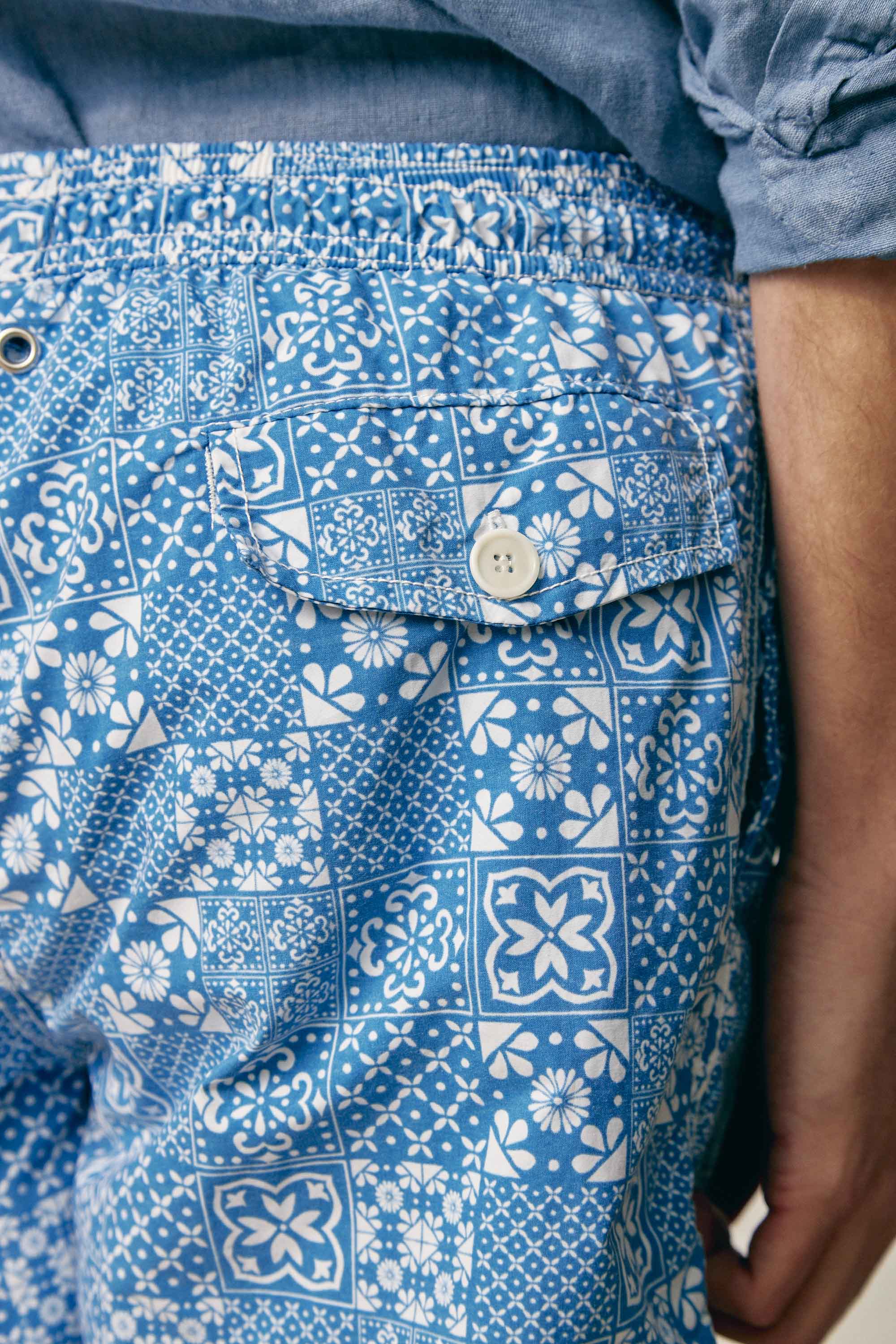 Traje de Baño / Bañador - Azul Mosaico - Fernando de Cárcer